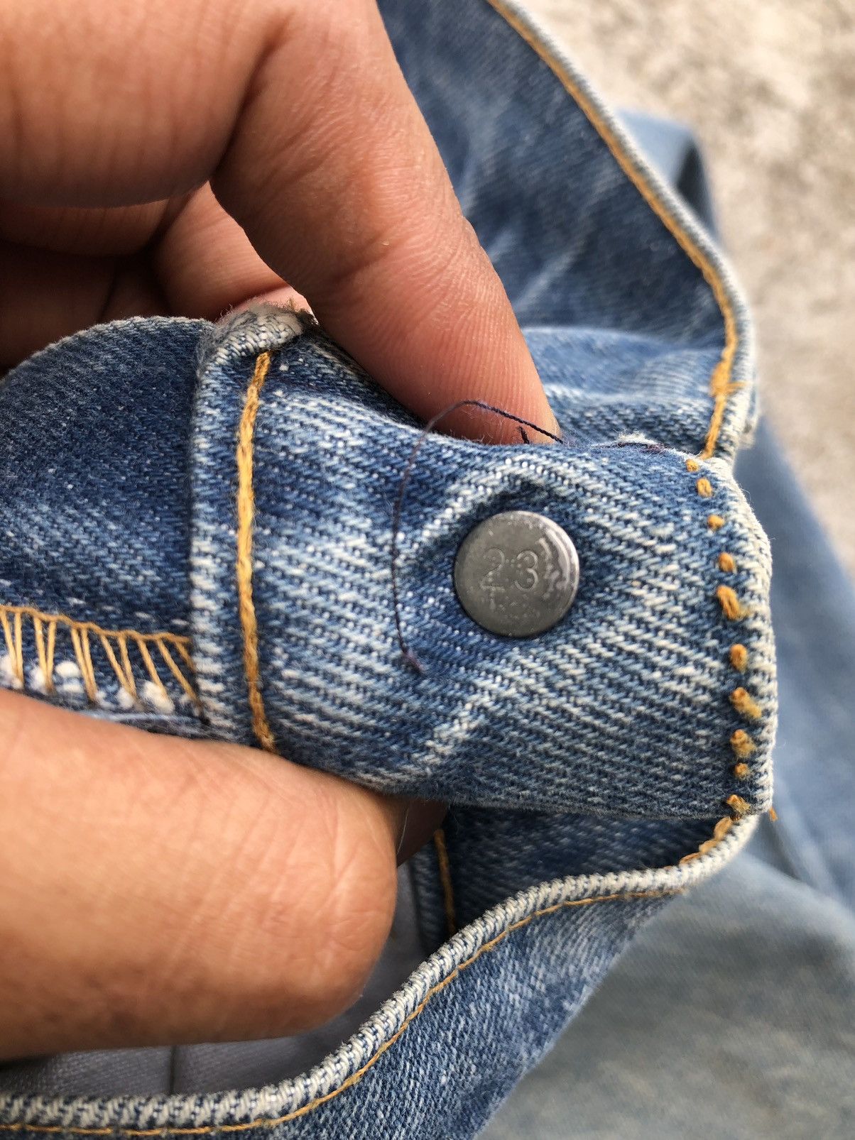 Levi's FLARED‼️‼️VINTAGE 70s LEVIS 646 ORANGE TAB Size US 31 - 10 Thumbnail
