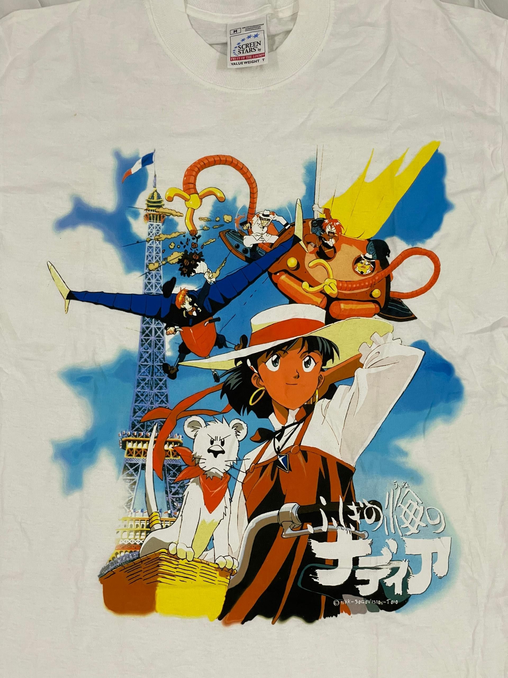 Anime × Japanese Brand VINTAGE DEADSTOCK NADIA SECRET BLUE WATER SHIRT 1990s Size US M / EU 48-50 / 2 - 2 Thumbnail