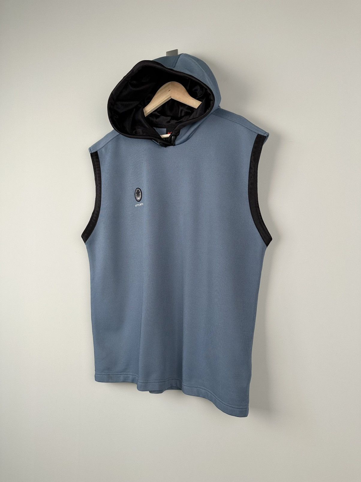 Nike × Vintage Vintage Y2k Nike Uptempo Jersey Hooded Oversized Size US L / EU 52-54 / 3 - 1 Thumbnail