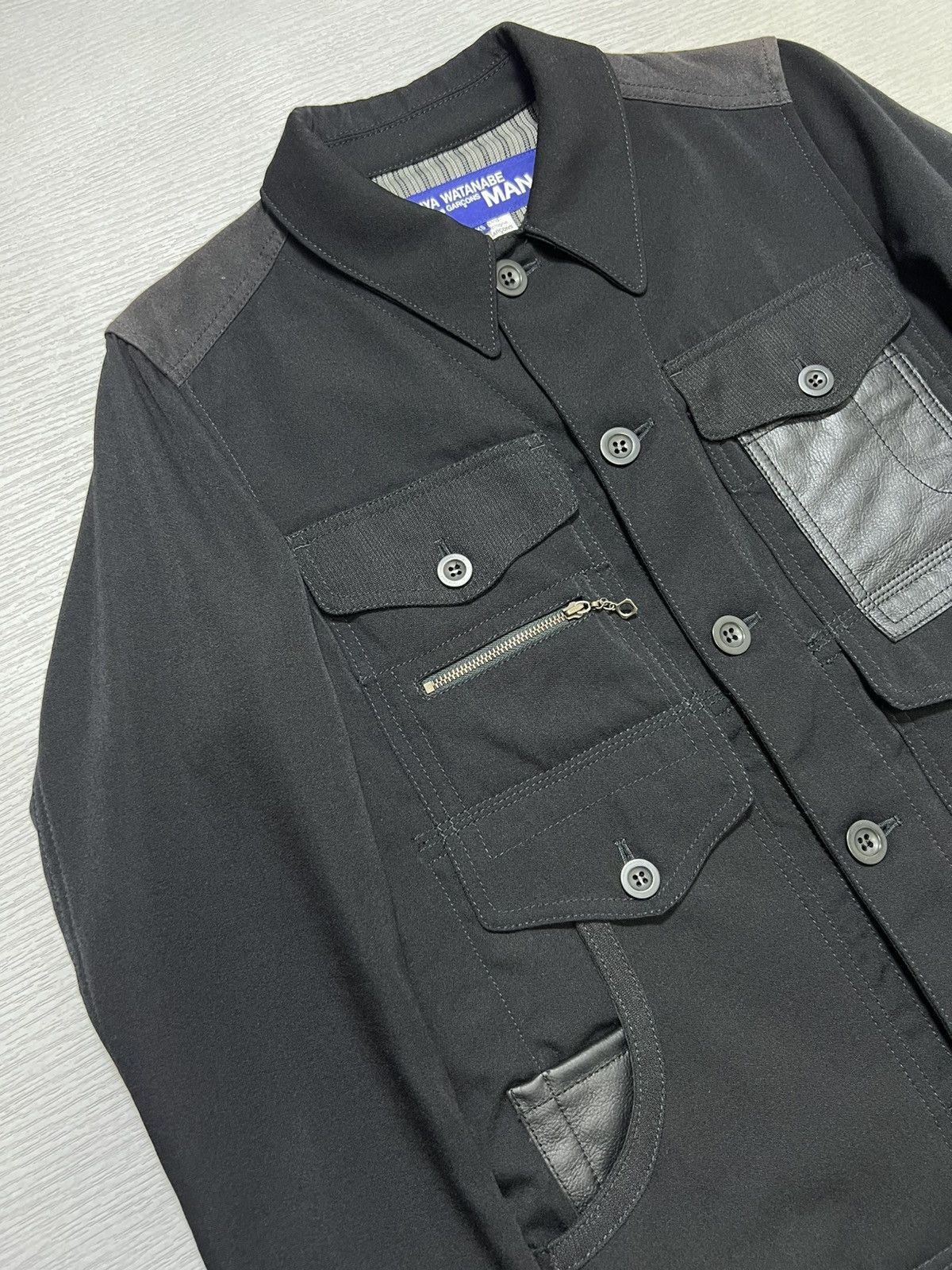 Junya Watanabe Junya Watanabe - Hervier Production - Leather Pockets Jacket Size US XS / EU 42 / 0 - 5 Thumbnail