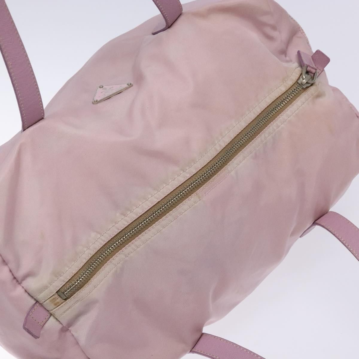 Prada PRADA Boston Bag Nylon Pink Silver Size ONE SIZE - 6 Thumbnail