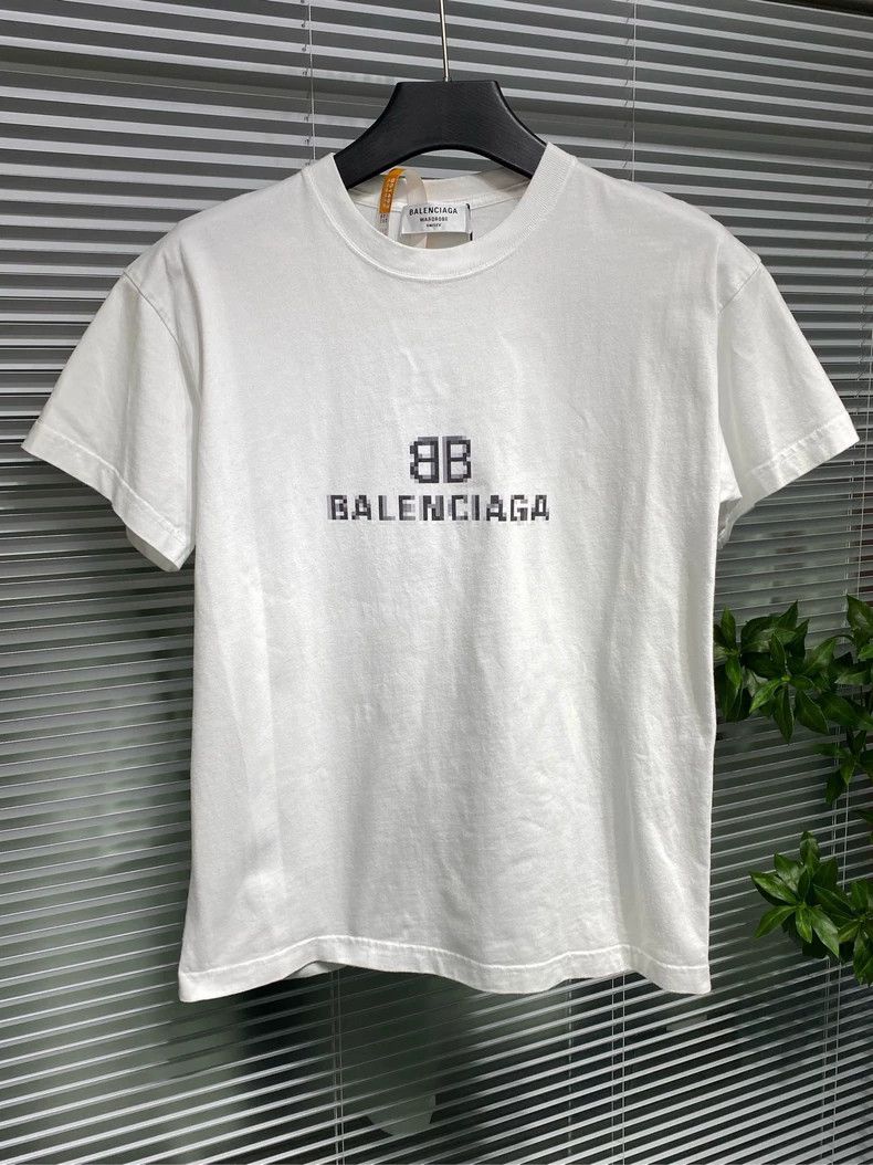 Balenciaga Balenciaga Mosaic BB monogram printed logo short sleeves 25 Size US XS / EU 42 / 0 - 4 Thumbnail