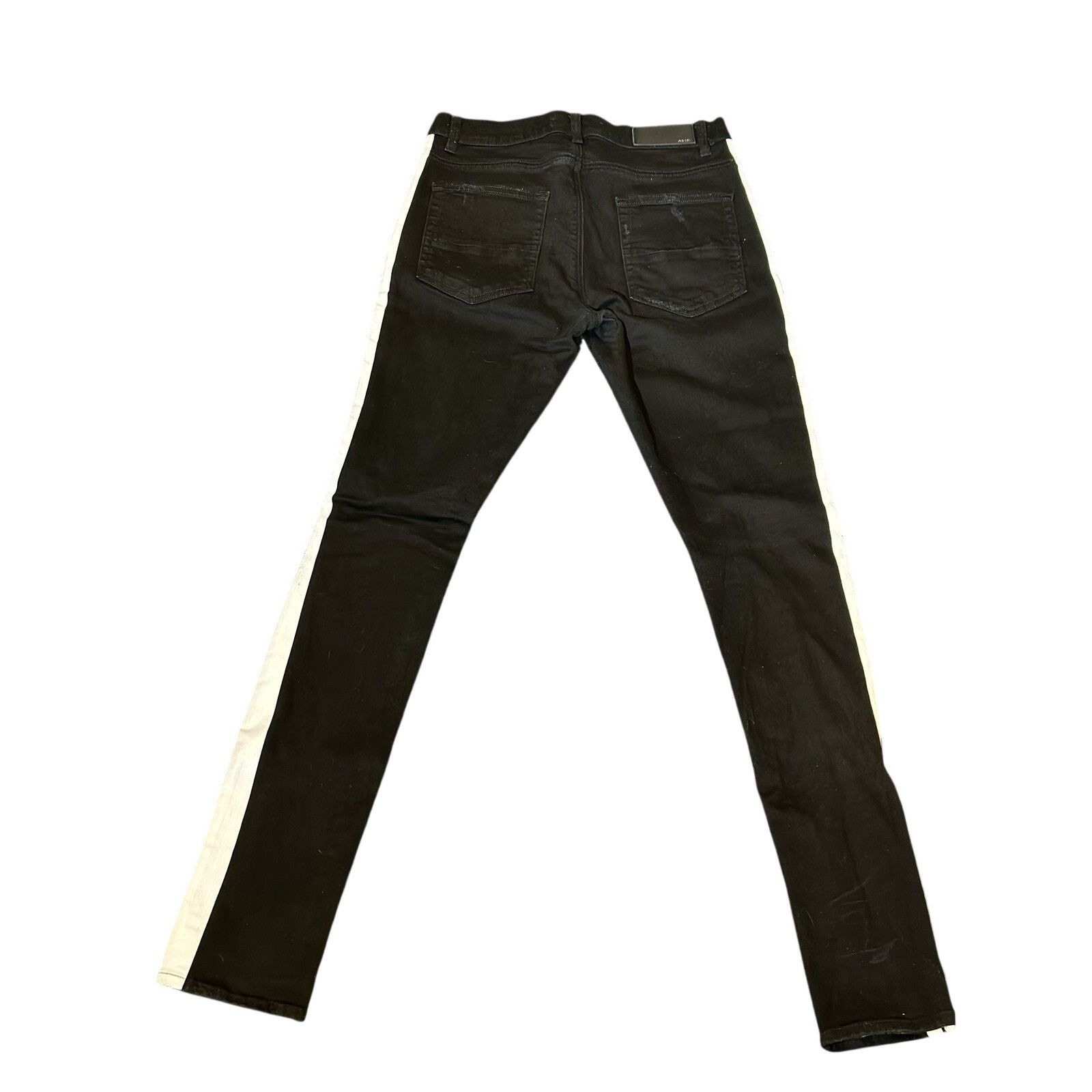 Amiri Amiri White Stripe Track Jeans Size US 32 / EU 48 - 4 Thumbnail