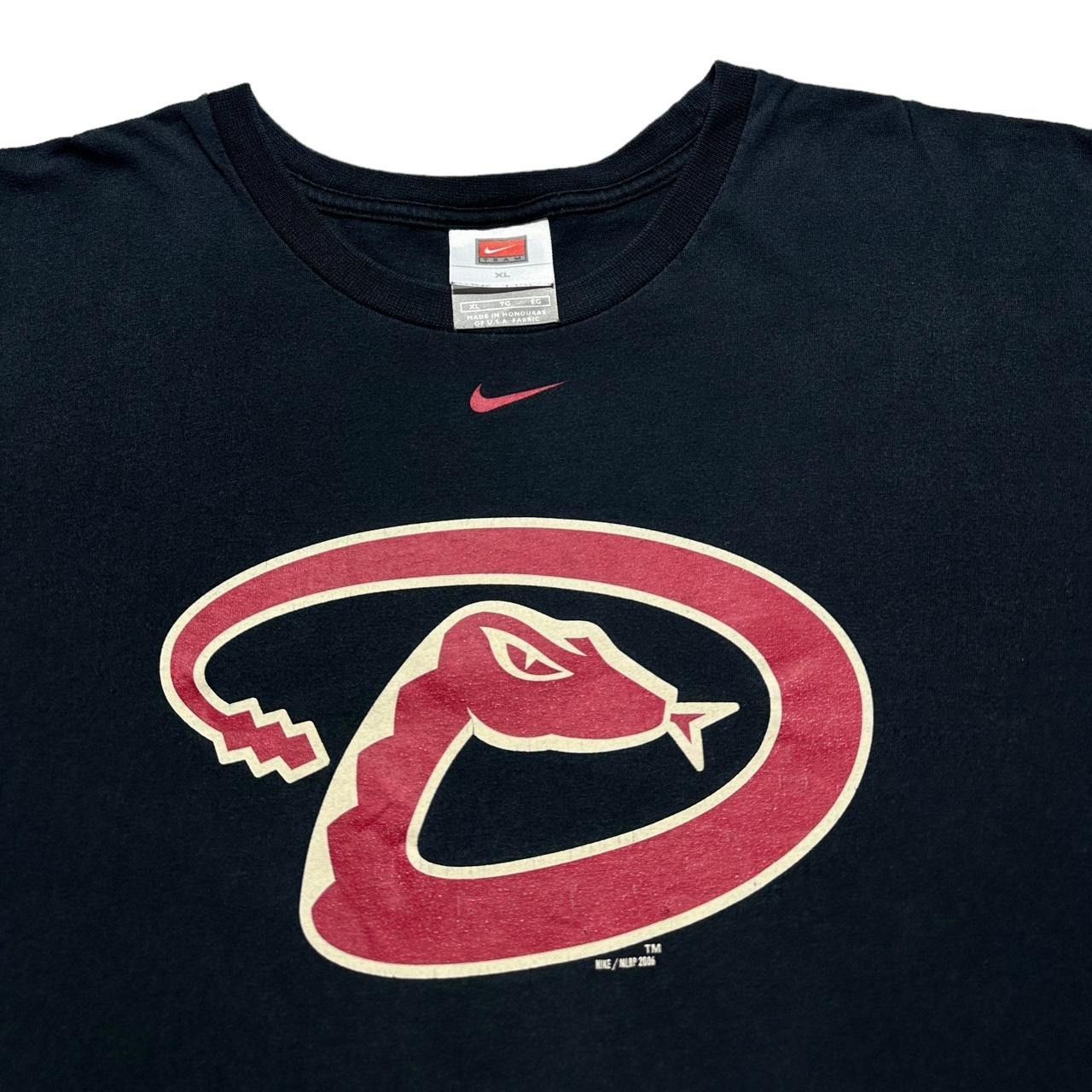 MLB × Nike × Vintage Vintage Arizona Diamondbacks Nike Center Check T-Shirt Size US XL / EU 56 / 4 - 3 Thumbnail