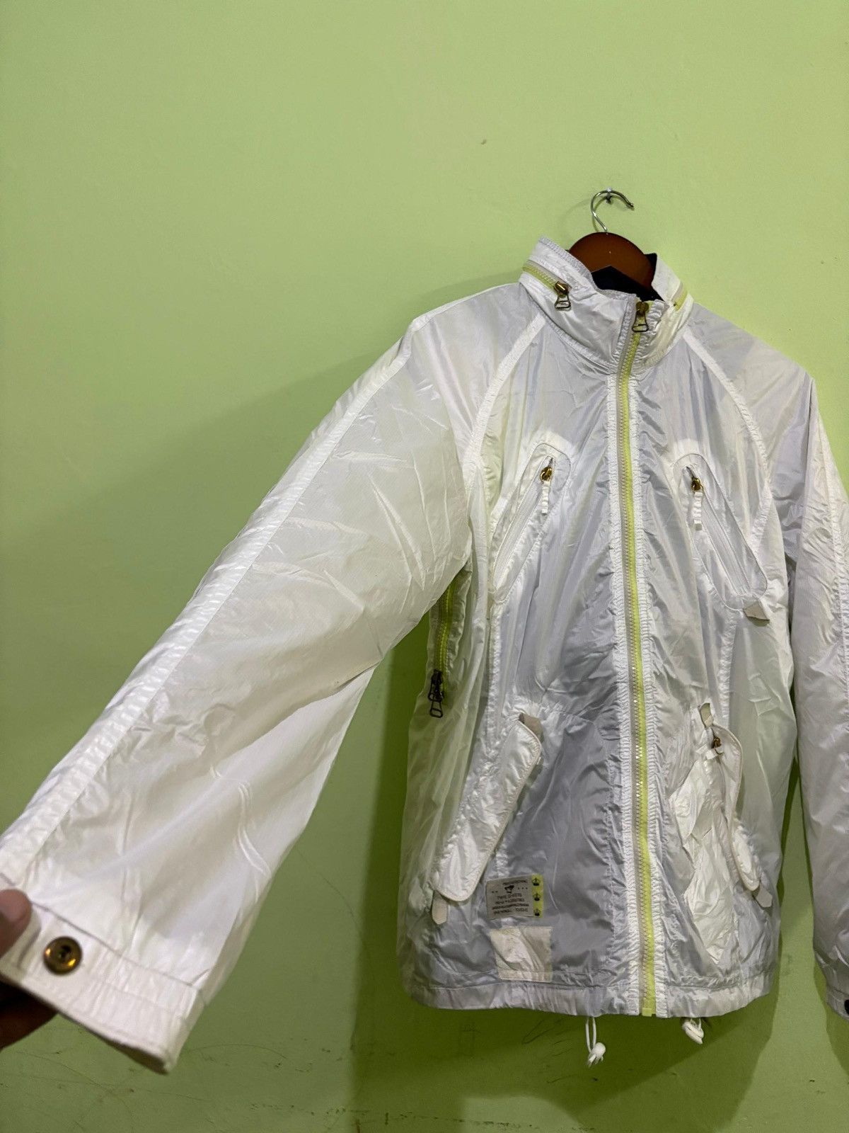 Diesel × Diesel Black Gold VTG Diesel Windbreaker Jacket Design Multi Pocket Design Size US S / EU 44-46 / 1 - 2 Thumbnail
