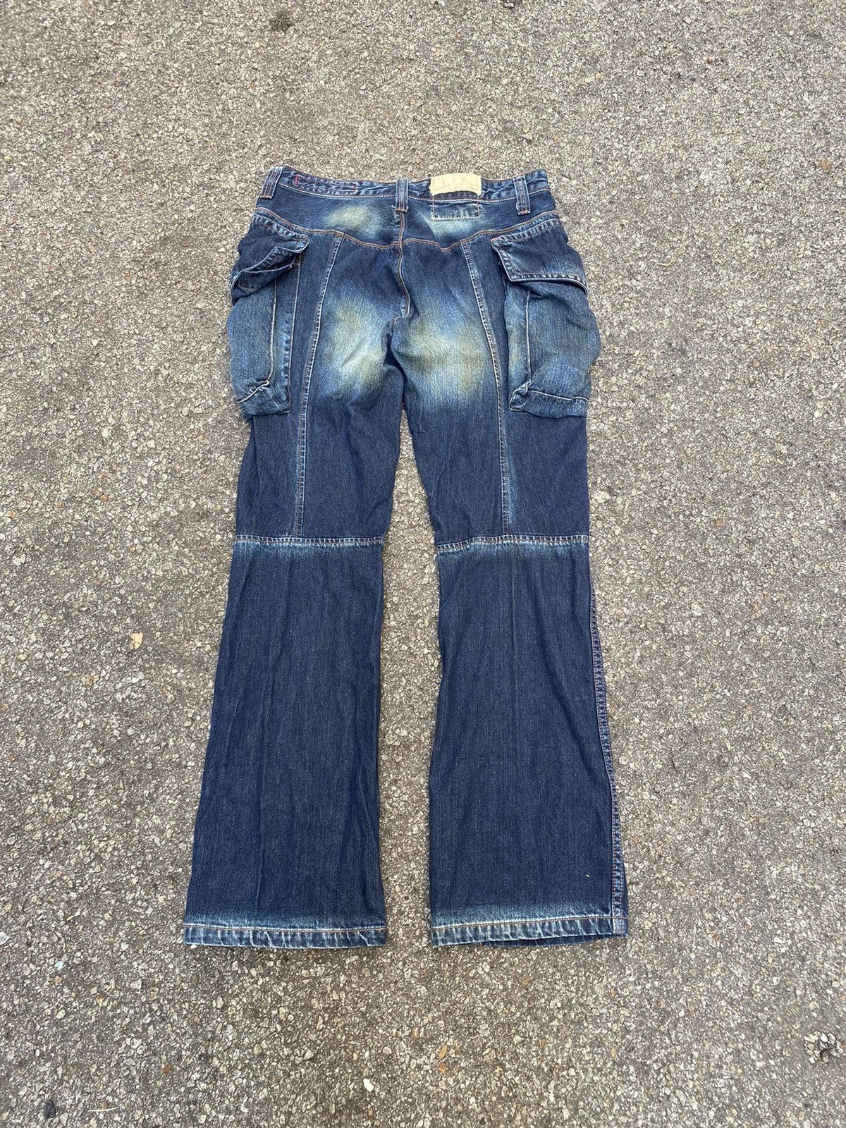 Hysteric Glamour Flare Jeans TOUGH JEANSMITH Monkey Cargo Denim Boot Cut Punk Size US 34 / EU 50 - 9 Thumbnail