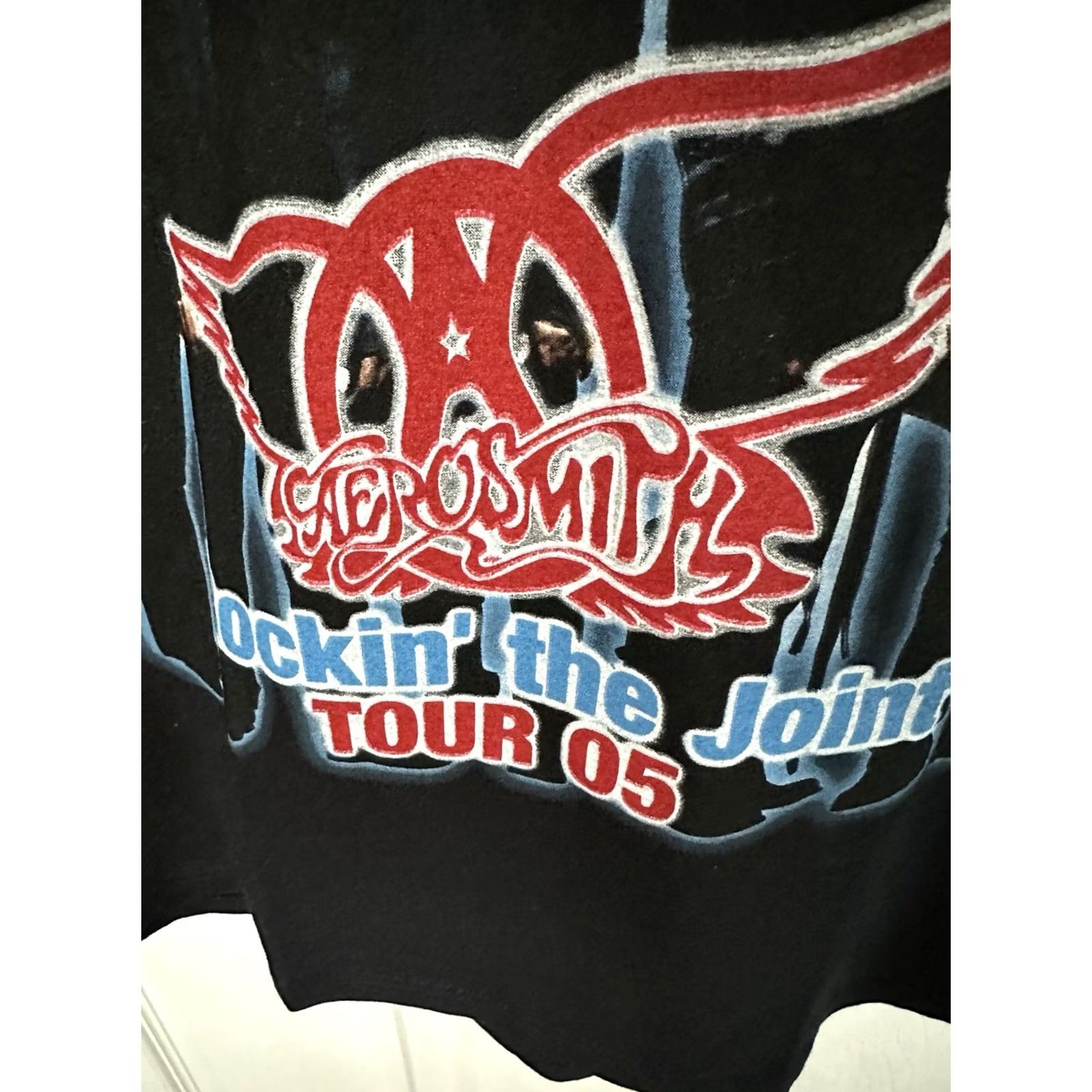 Anvil VINTAGE Aerosmith Rockin The Joint Tour T-Shirt Longsleeve L Black NWOT Anvil Men 2000-2009 OTW Double-Sided Graphic Print Shirt Size L Size US L / EU 52-54 / 3 - 4 Thumbnail