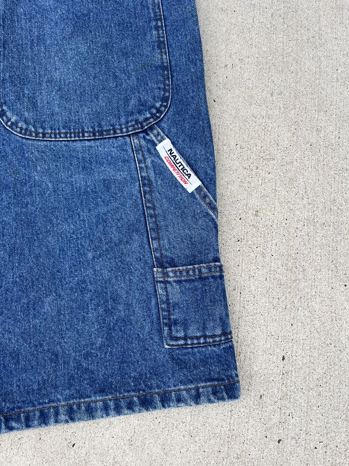JNCO Vintage 90’s Nautica Competition Baggy Denim Shorts Size US 36 / EU 52 - 2 Thumbnail
