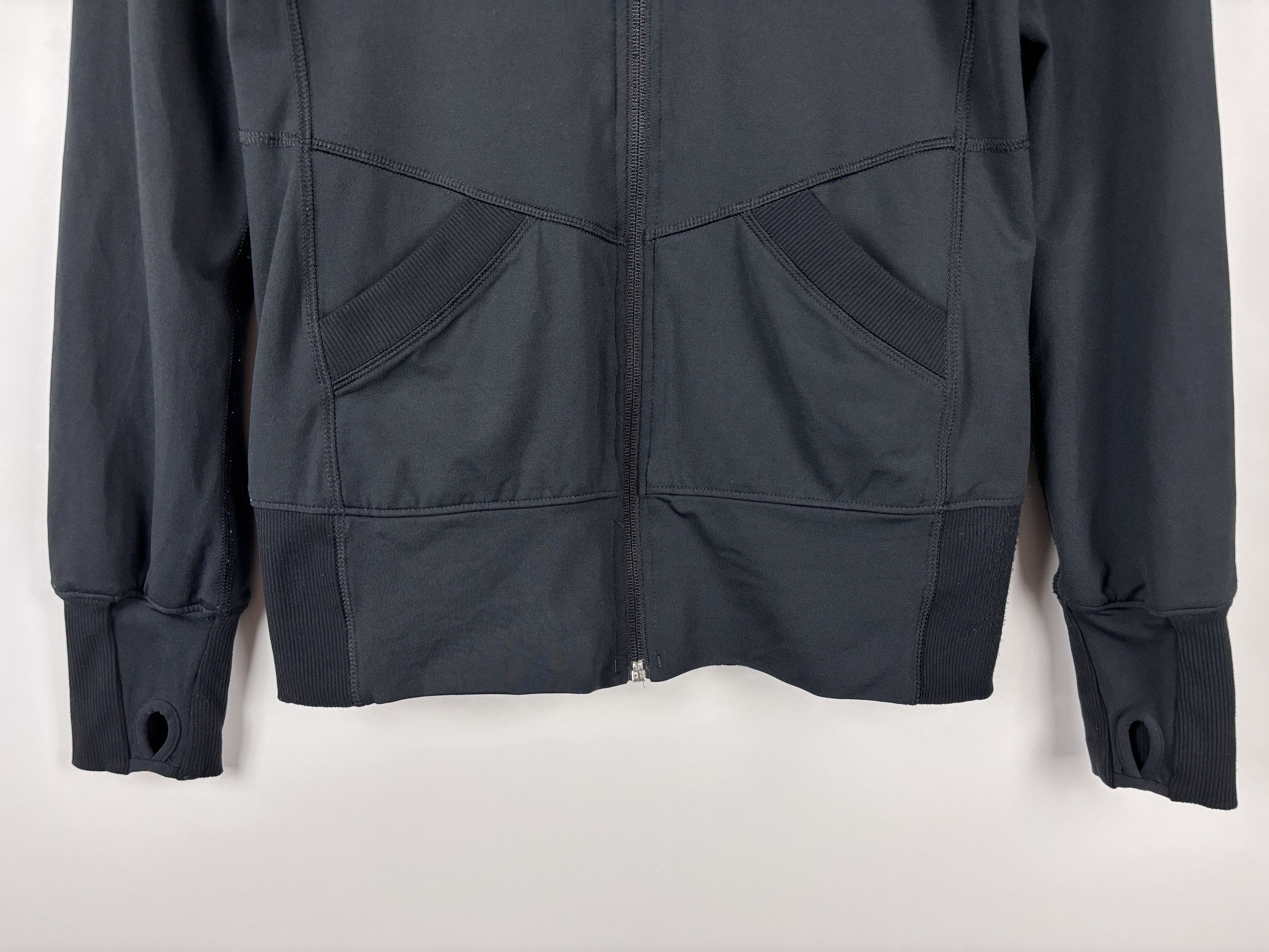 Lululemon Womens Lululemon Full Zip Jacket Black Size 2 Size XS / US 0-2 / IT 36-38 - 3 Thumbnail