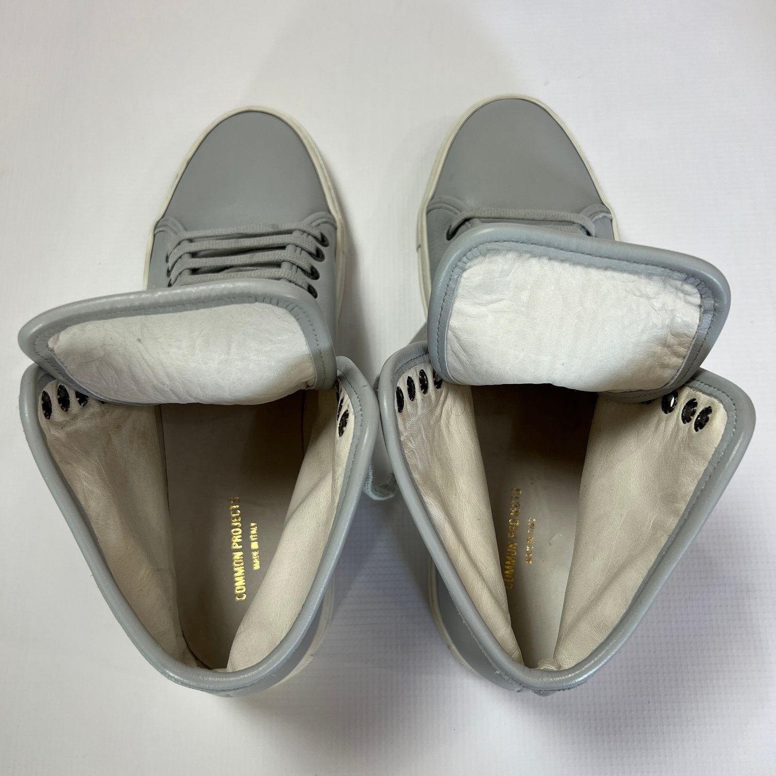 Common Projects Common Projects Tournament High Top Sneakers EU42 Grey ITALY Size US 9 / EU 42 - 16 Thumbnail