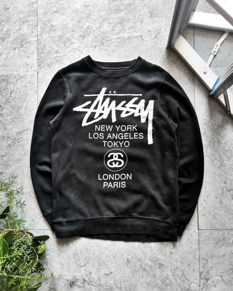 Stussy Vintage (90´s) Stüssy (World Tour) Sweatshirt Size US S / EU 44-46 / 1 - 1 Thumbnail