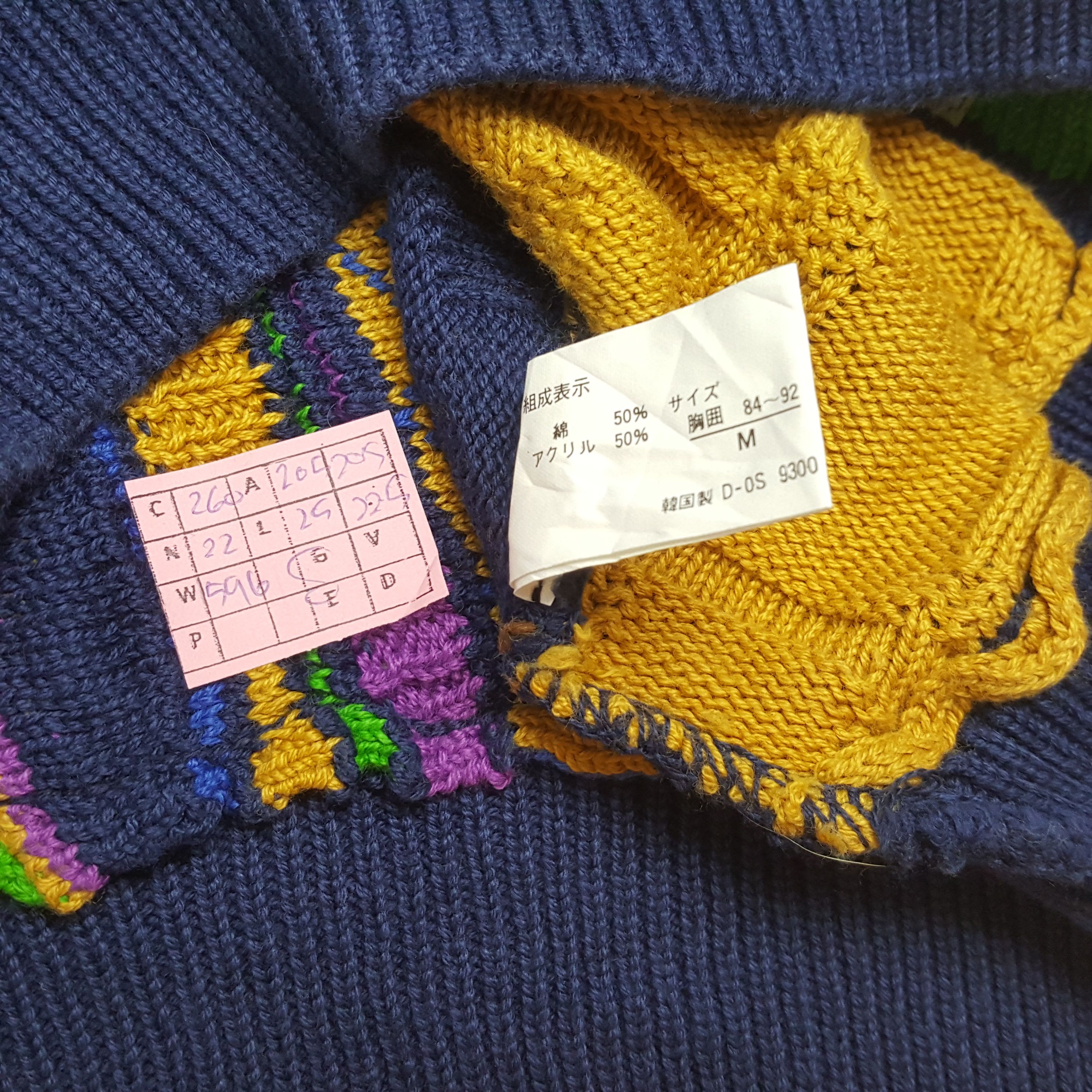 Vintage CHRISTIAN MODE Nice Design Knitwear Sweatshirt Size US S / EU 44-46 / 1 - 6 Thumbnail