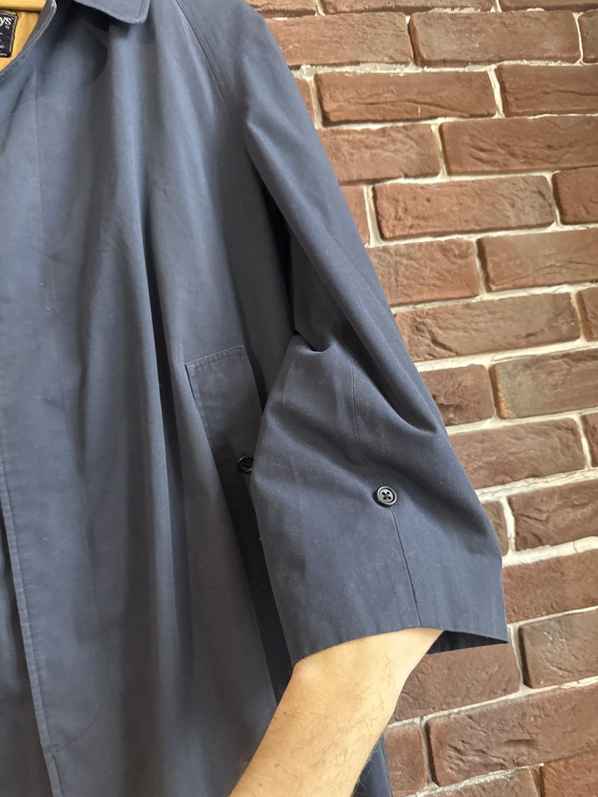 Burberry 60S Vintage Burberrys Nova Check Coat With Underlay Navy Size US L / EU 52-54 / 3 - 8 Thumbnail