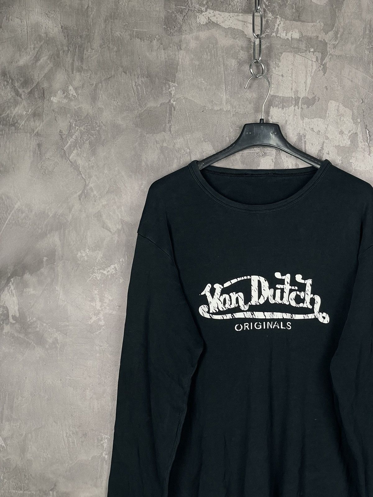 Japanese Brand × Vintage × Von Dutch Vintage Von Dutch Big Logo Streetwear Rare Y2K Long Sleeve Size US M / EU 48-50 / 2 - 3 Thumbnail