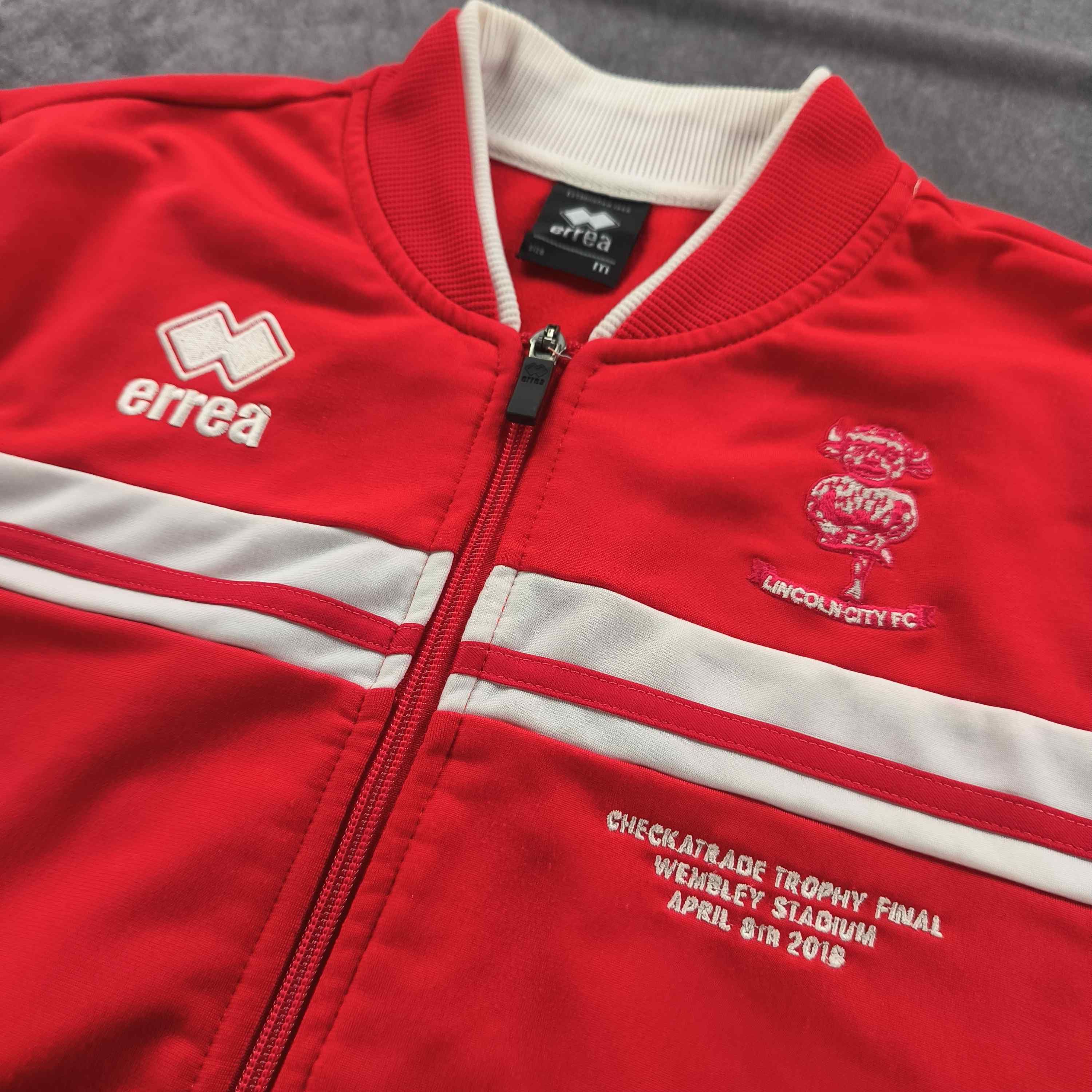 Errea Lincoln City 2018 Errea football track top size M Size US M / EU 48-50 / 2 - 3 Thumbnail