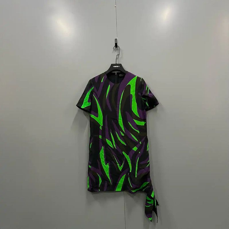 Versace Versace Summer Blue Cotton Long Sleeve Dress 0089 Size ONE SIZE - 1 Thumbnail