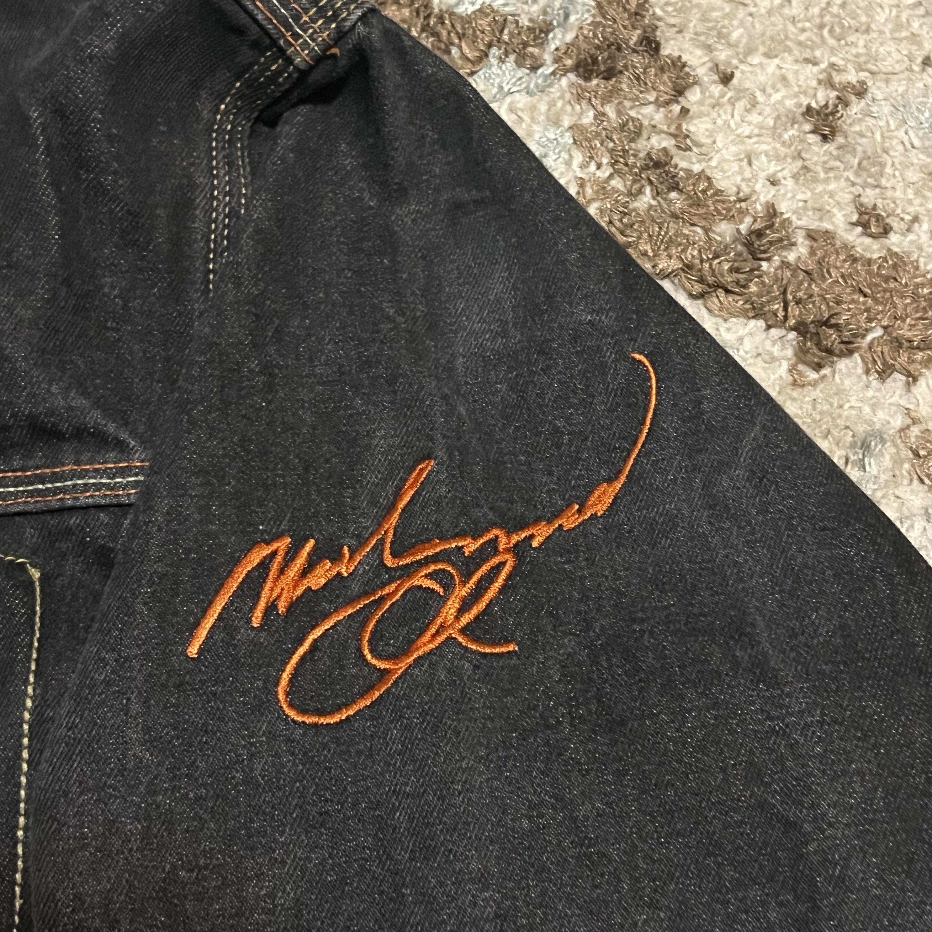 Fubu × Vintage Vintage Platinum FUBU Muhammad Ali Black Denim Jacket 3XL Size US XXL / EU 58 / 5 - 7 Thumbnail