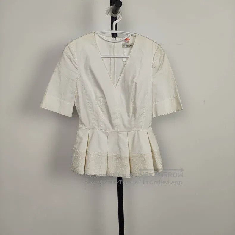 Balenciaga Balenciaga Mid-Sleeve Top Size XXS / US 00 / IT 34 - 1 Thumbnail