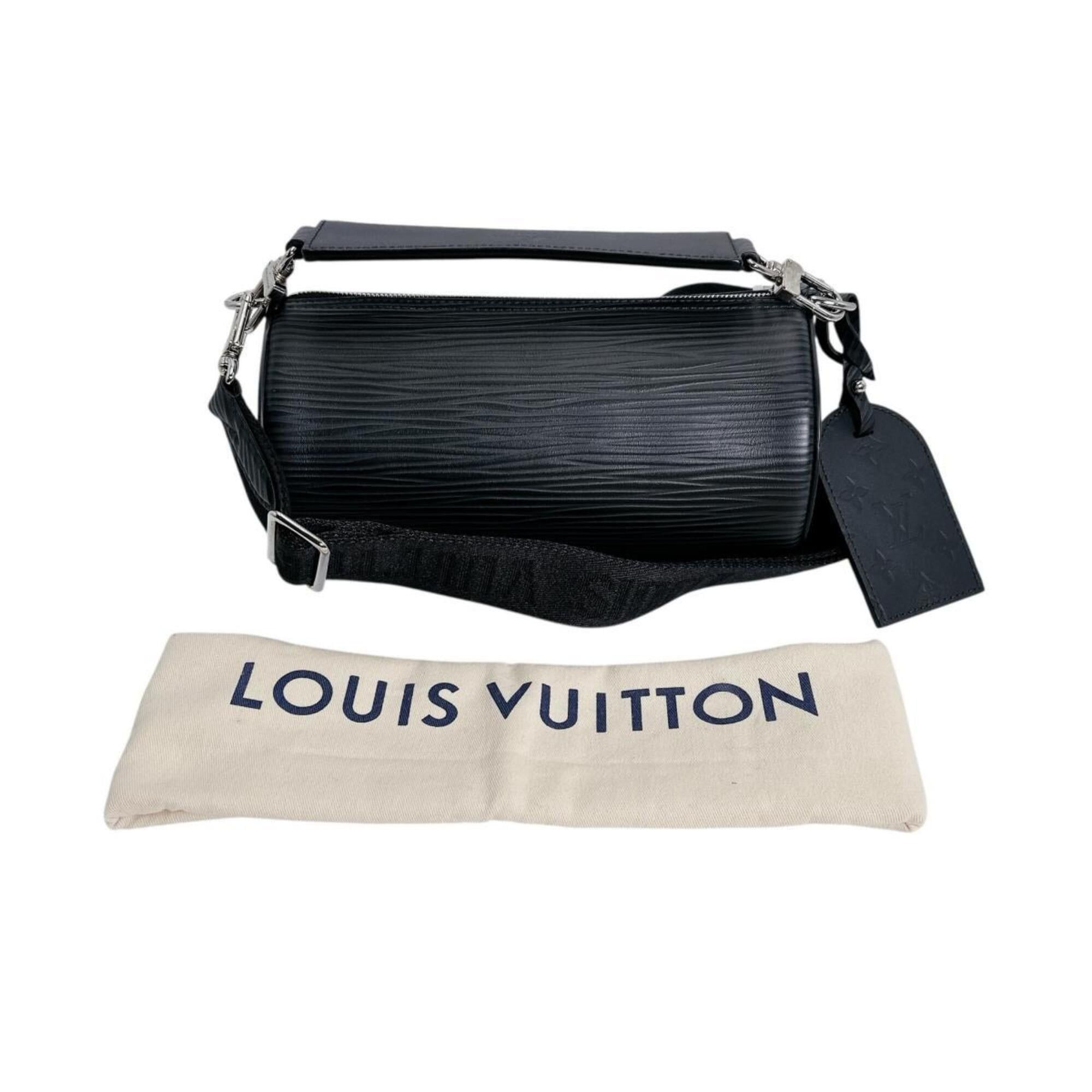 Louis Vuitton Louis Vuitton Soft Polochon PM Epi Leather Handbag, M24324, Black Size ONE SIZE - 1 Thumbnail