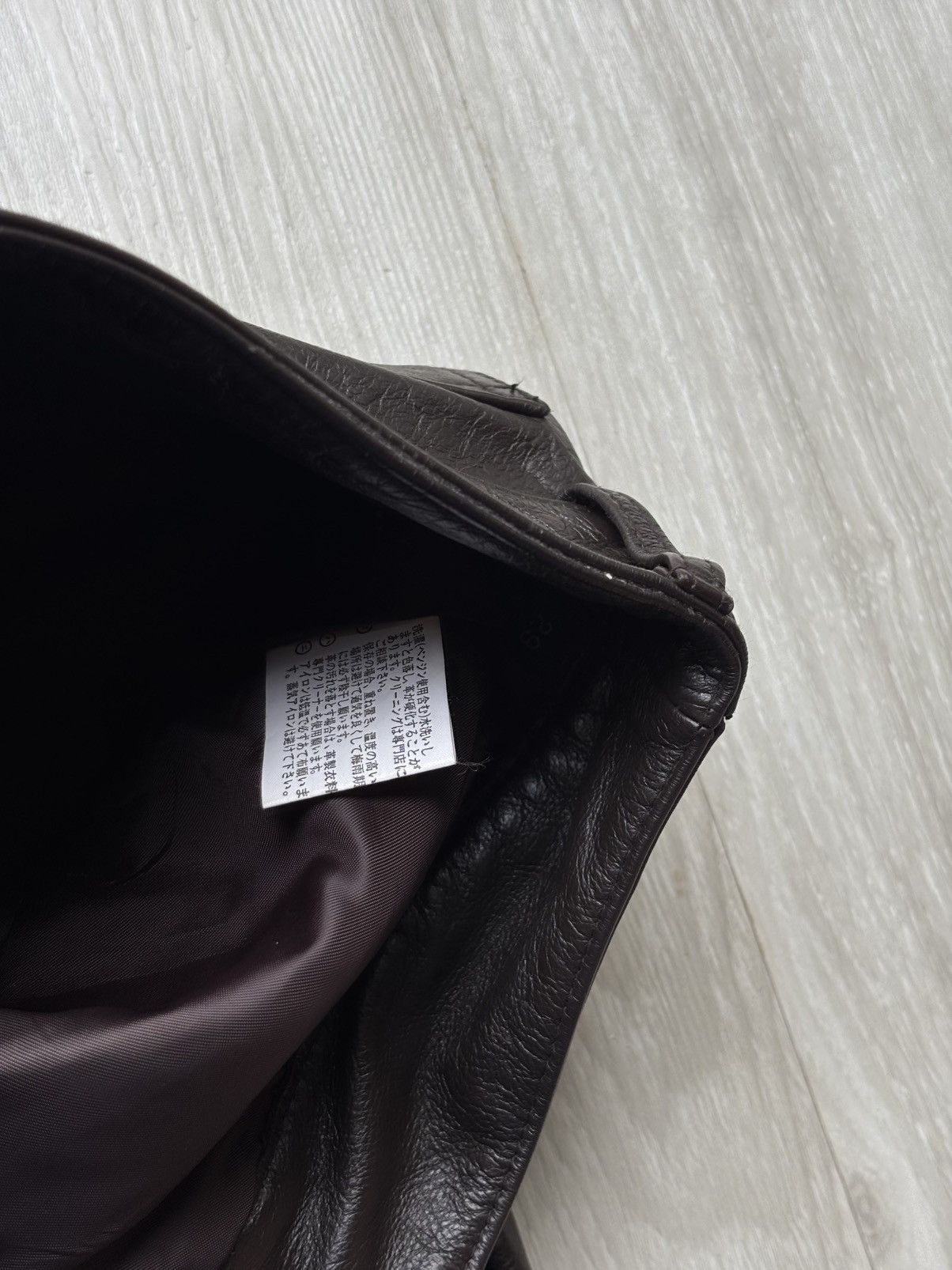Japanese Brand VERTGARMENTS leather flare pants Size US 26 / EU 42 - 4 Thumbnail