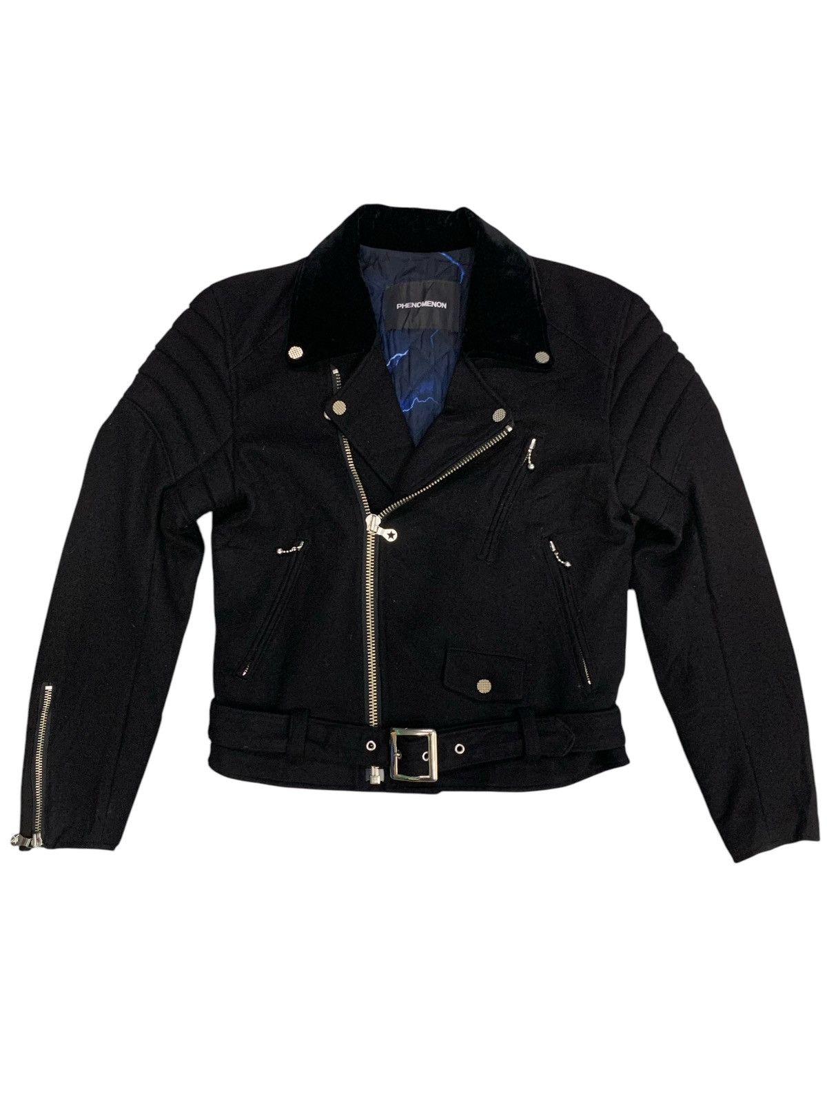 Japanese Brand × PHENOMENON Aw 2011 Phenomenon Thunder Double Collar Wool Jacket Size US M / EU 48-50 / 2 - 4 Thumbnail