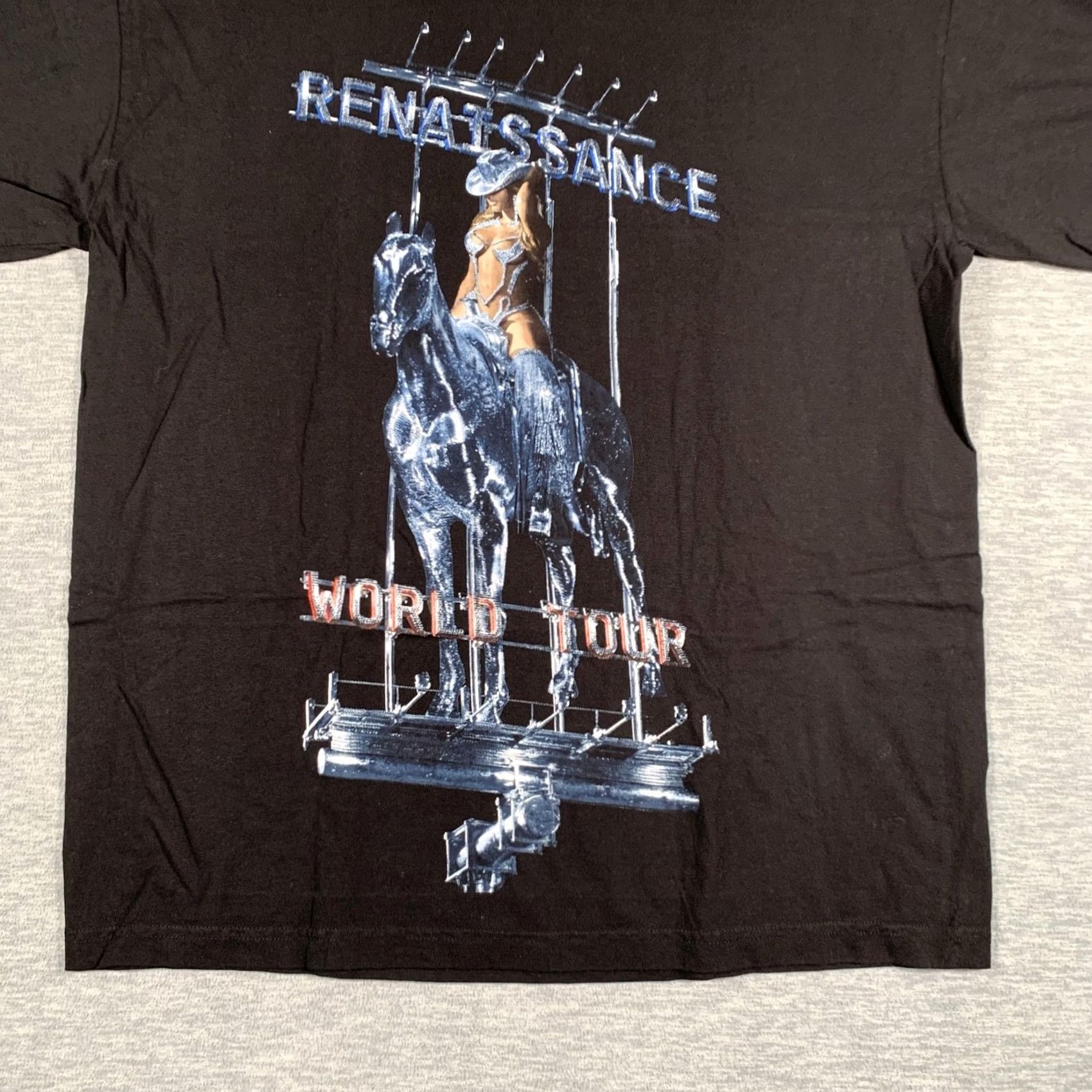 Vintage Beyoncé Renaissance World Tour Concert Graphic Shirt Mens L Black 2023 Size US L / EU 52-54 / 3 - 3 Thumbnail