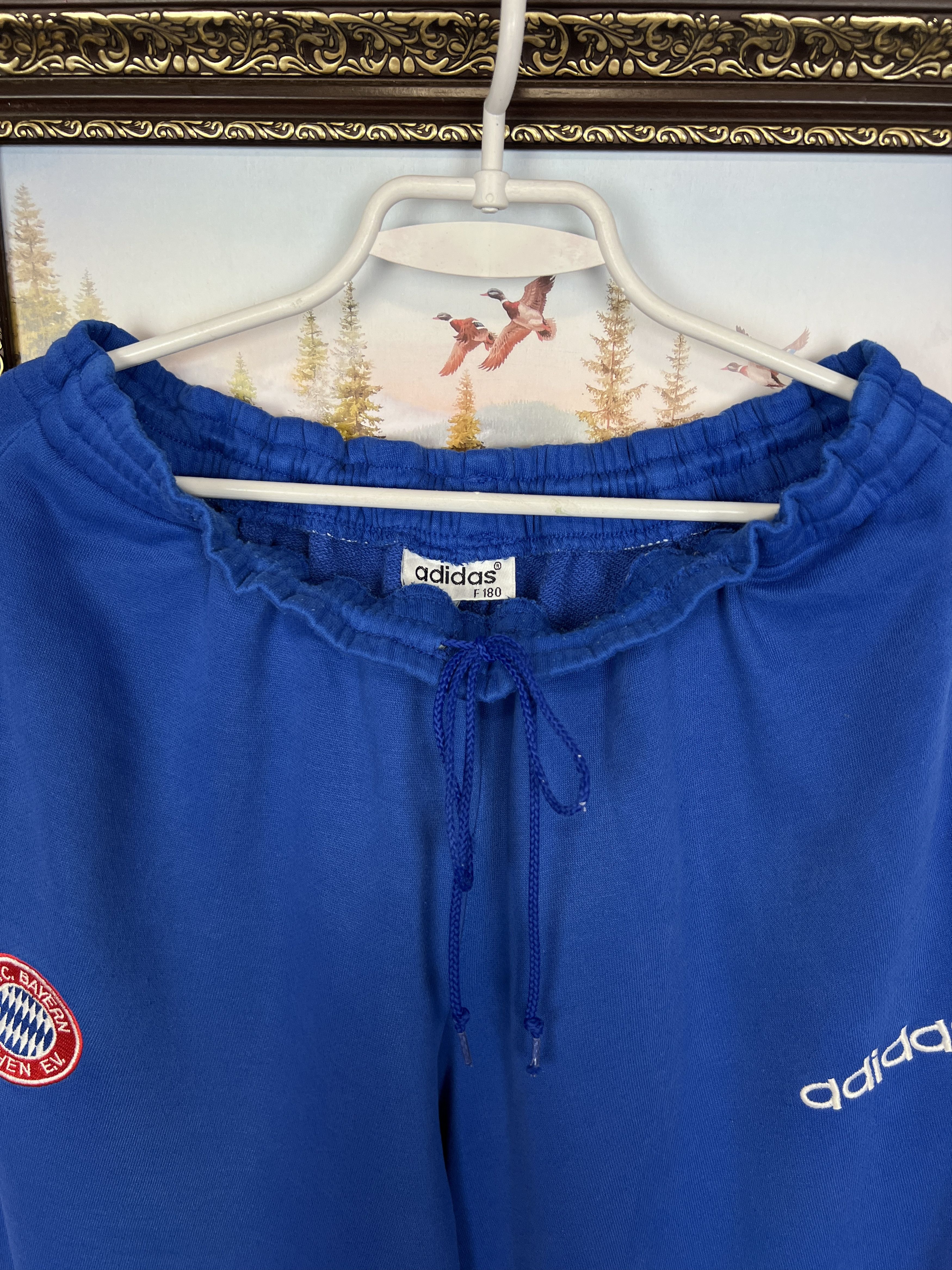 Adidas Vintage 90's Bayern Munich Football Pants Soccer XL Size US 36 / EU 52 - 9 Thumbnail