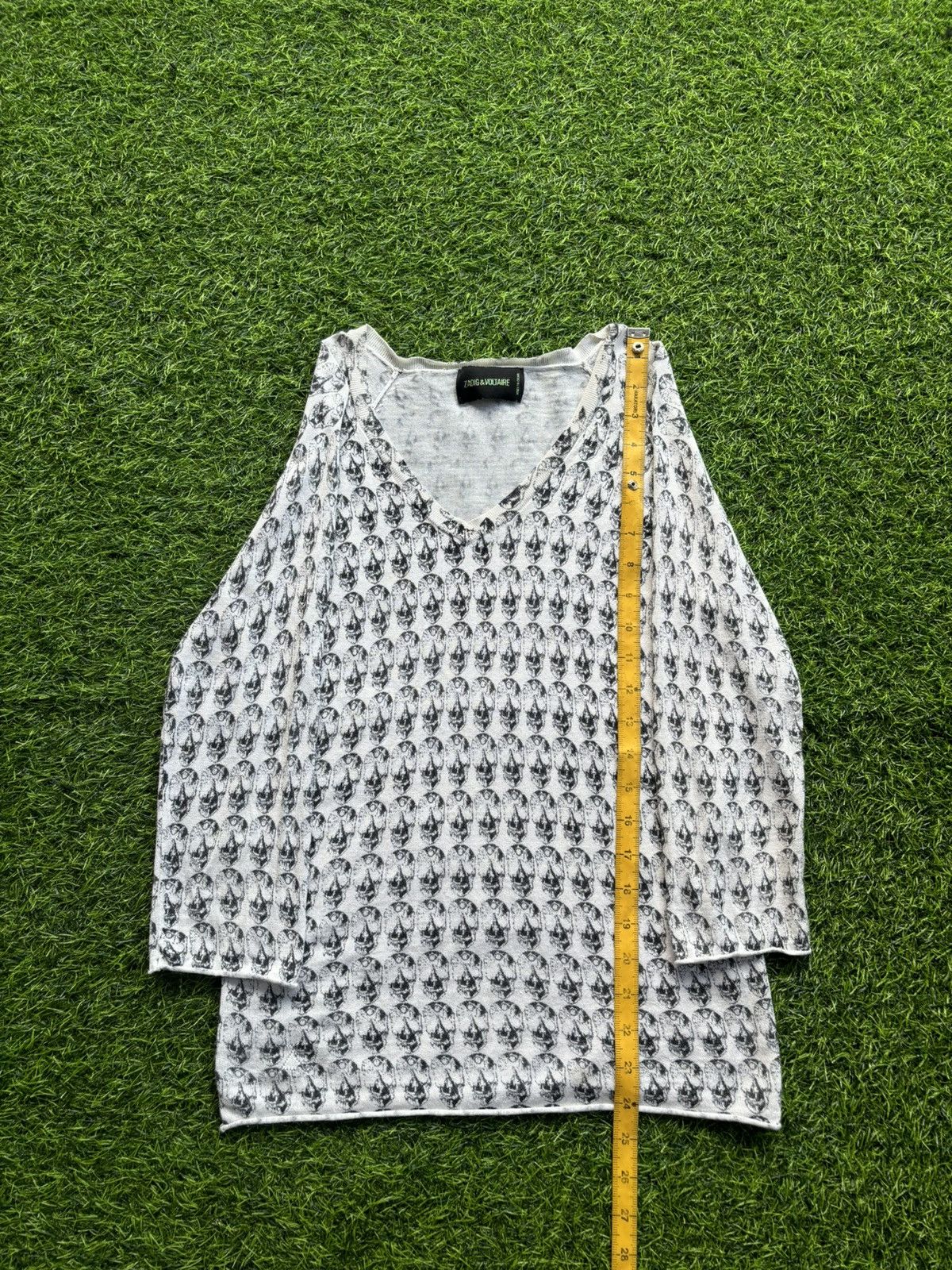 Hysteric Glamour Zadig&Voltaire Skull Punk Style Longsleeve Size US S / EU 44-46 / 1 - 10 Thumbnail