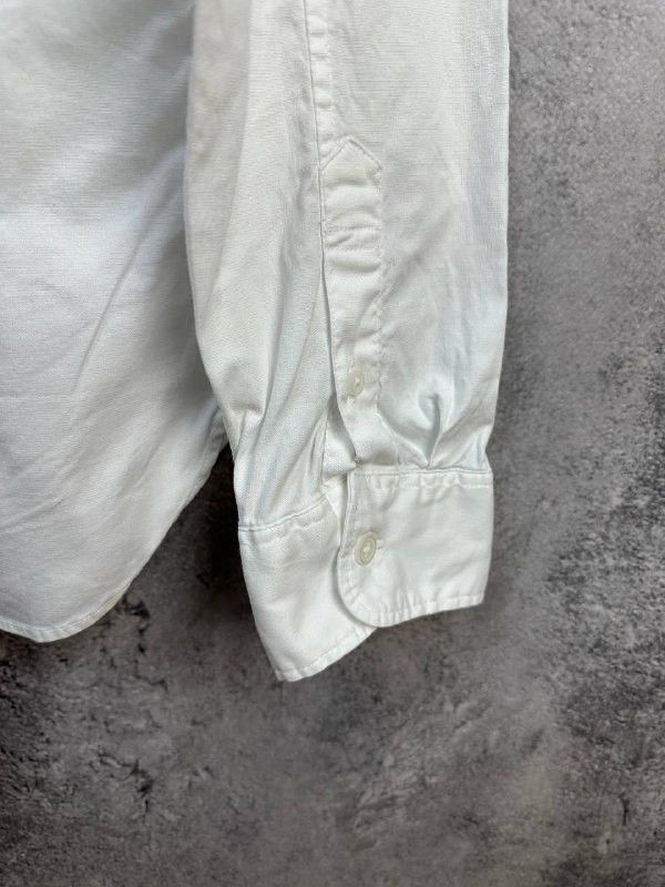 Allsaints ALLSAINTS Hawthorne LS Shirt Poplin Cotton White Button Up Size US L / EU 52-54 / 3 - 9 Thumbnail