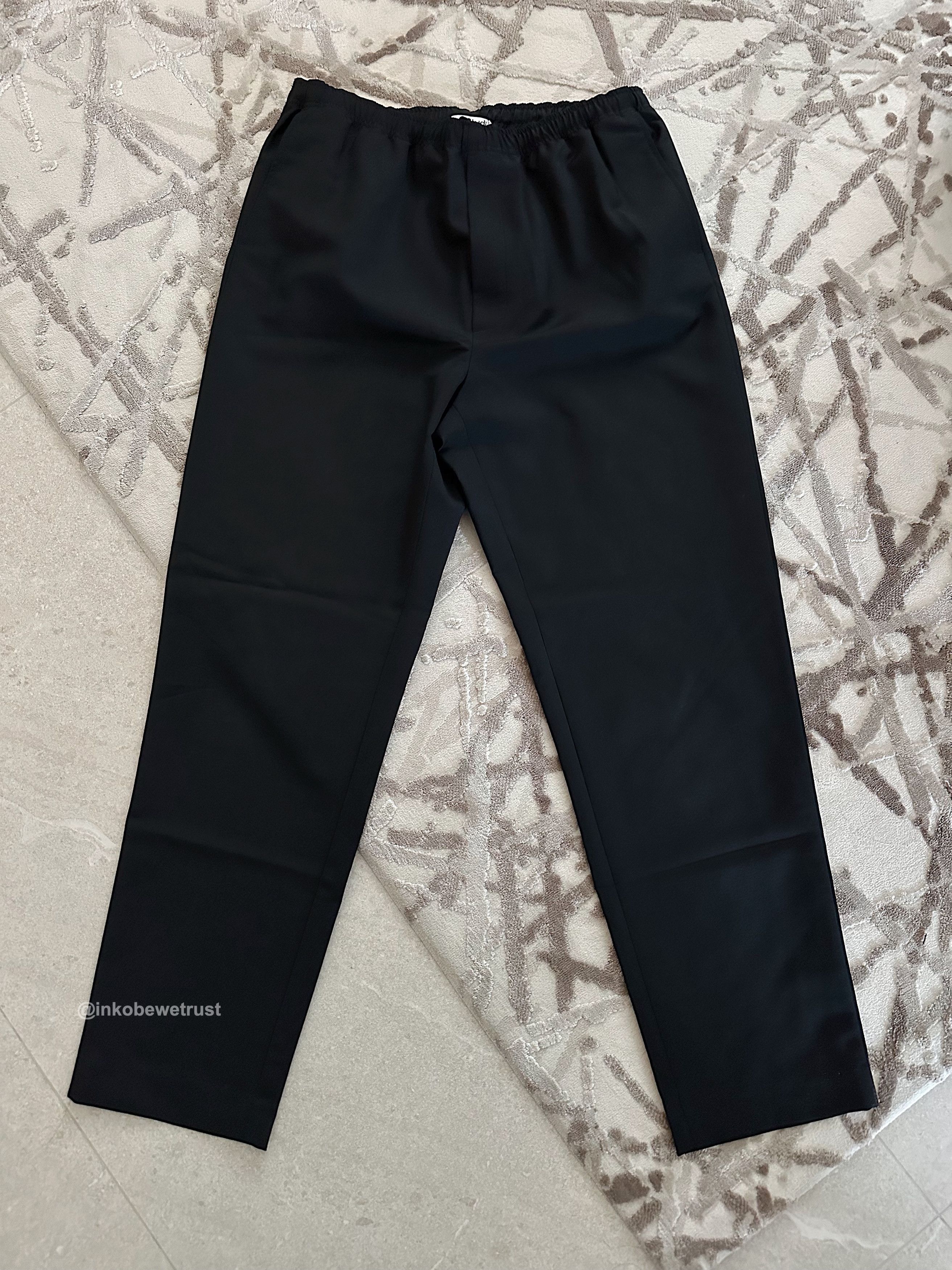 Acne Studios Loose Fit Suit Trousers In Black Size US 32 / EU 48 - 2 Thumbnail
