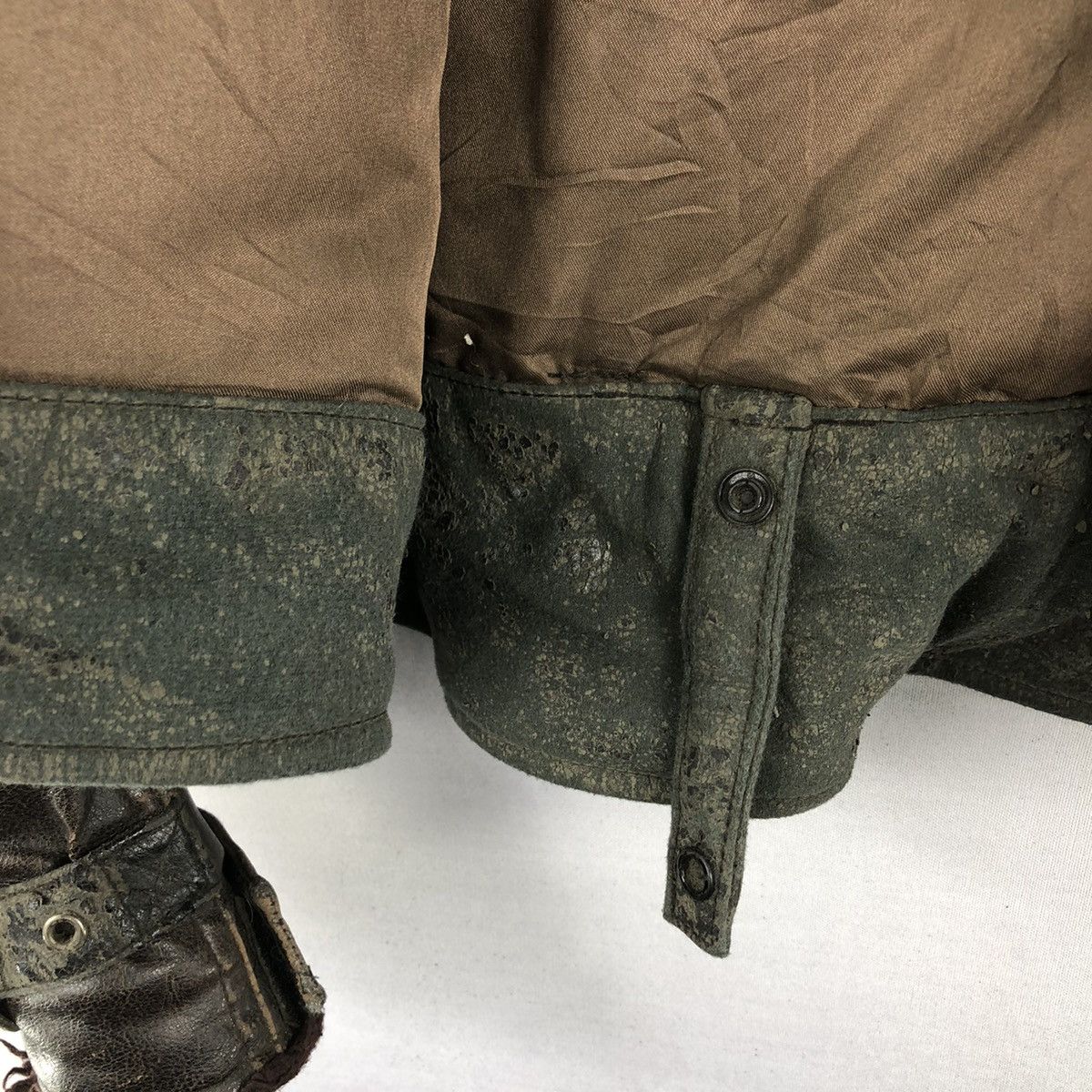 Leather Vintage 90's Motorcycle Leather Jacket by Jam's Gold Size US L / EU 52-54 / 3 - 15 Thumbnail