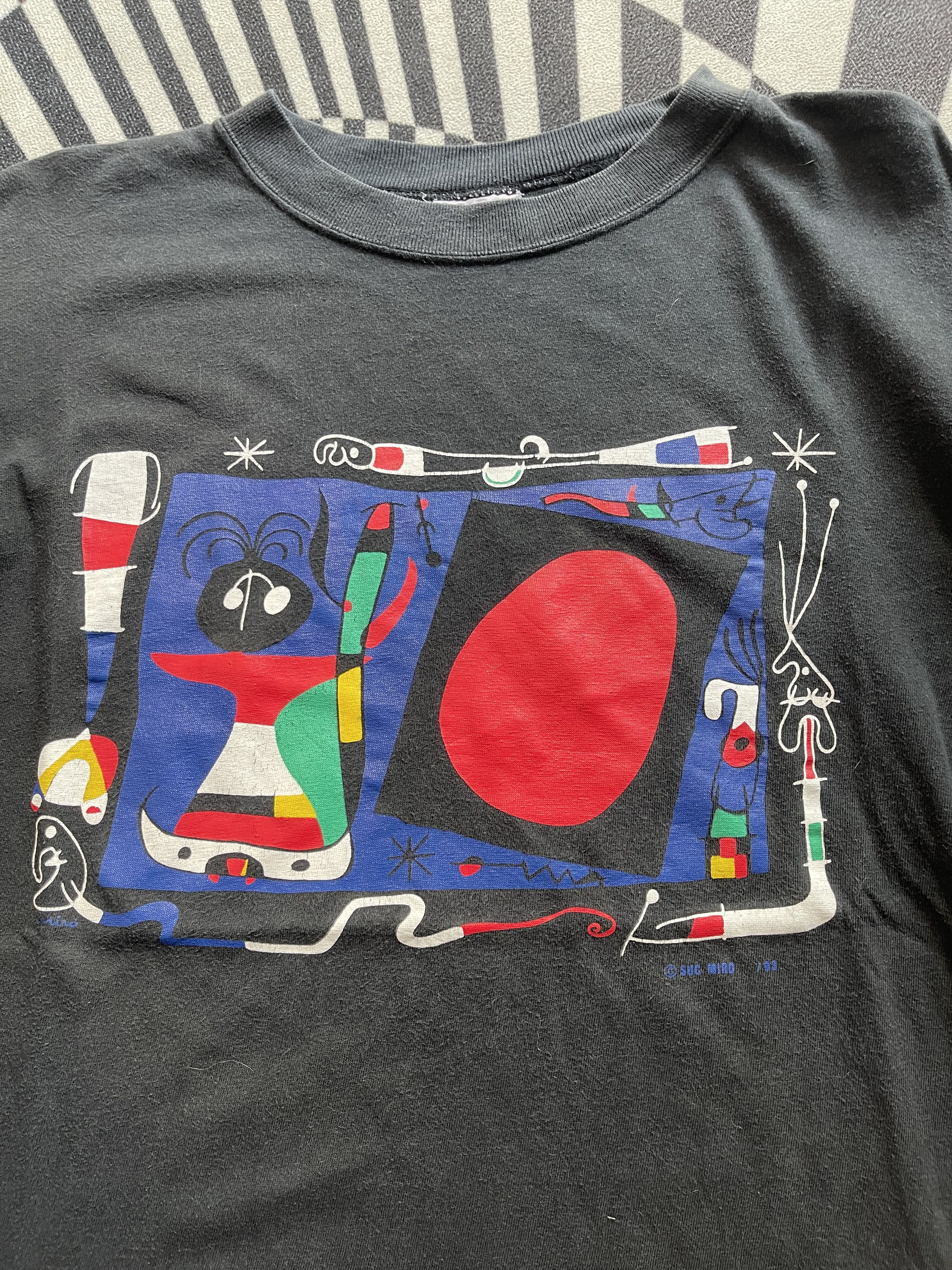 Arts & Science Joan Miro "Successió Miró" Art T-Shirt 1993 L Size US L / EU 52-54 / 3 - 2 Thumbnail