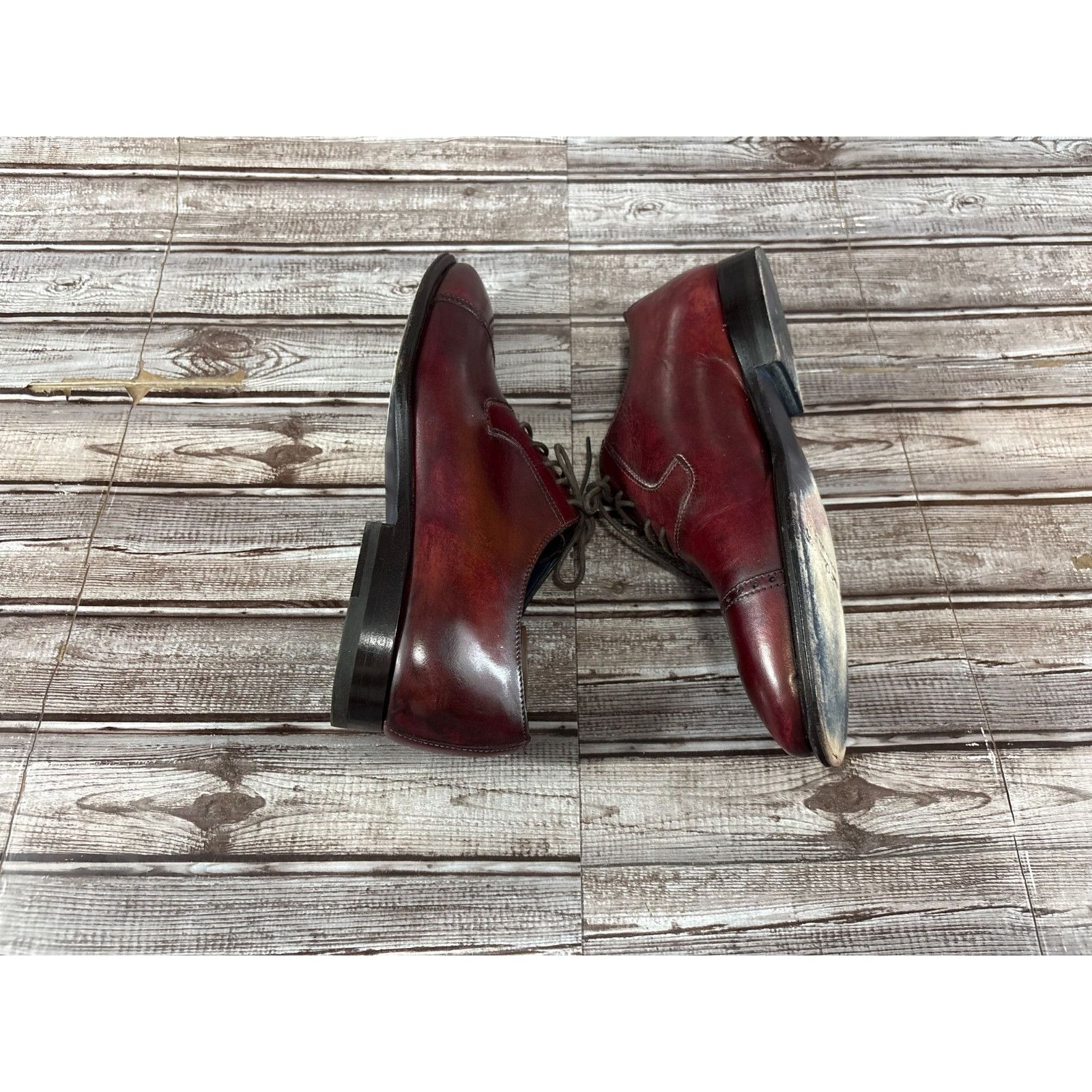 Other Stefano Branchini Oxford Dress Shoes size 7 color red bordea Size US 7 / EU 40 - 4 Thumbnail
