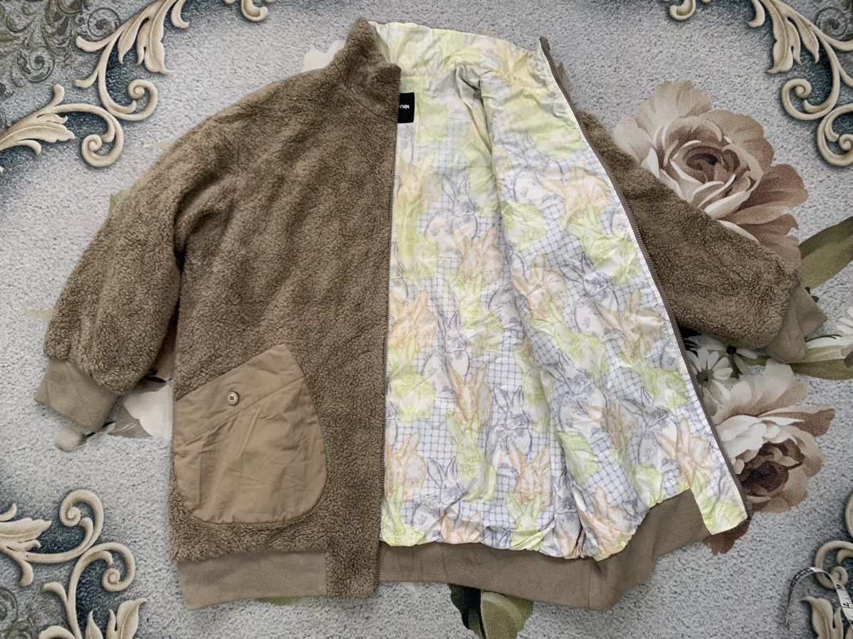 Issey Miyake Ne-Net Issey Miyake Pile Fleece Jacket Rabbit Printed Inner Size US M / EU 48-50 / 2 - 5 Thumbnail