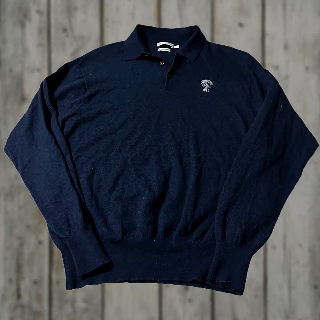 Peter Millar Peter Millar Merino Wool Golf Polo Sweater Navy L Mens Size US L / EU 52-54 / 3 - 1 Thumbnail