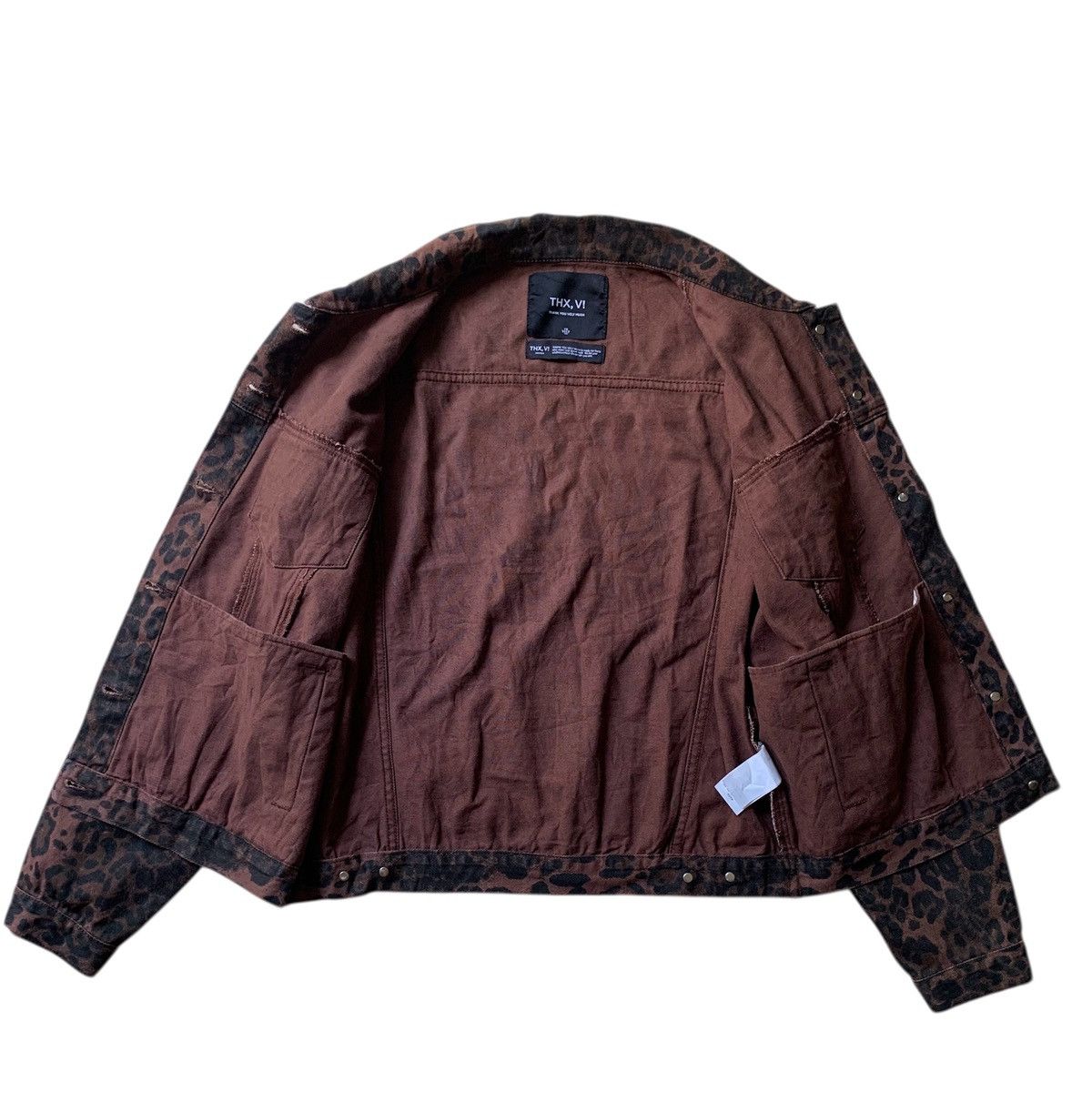Japanese Brand IMVELY Leopard type 3 with 4 pocket inside Size L / US 10 / IT 46 - 4 Thumbnail