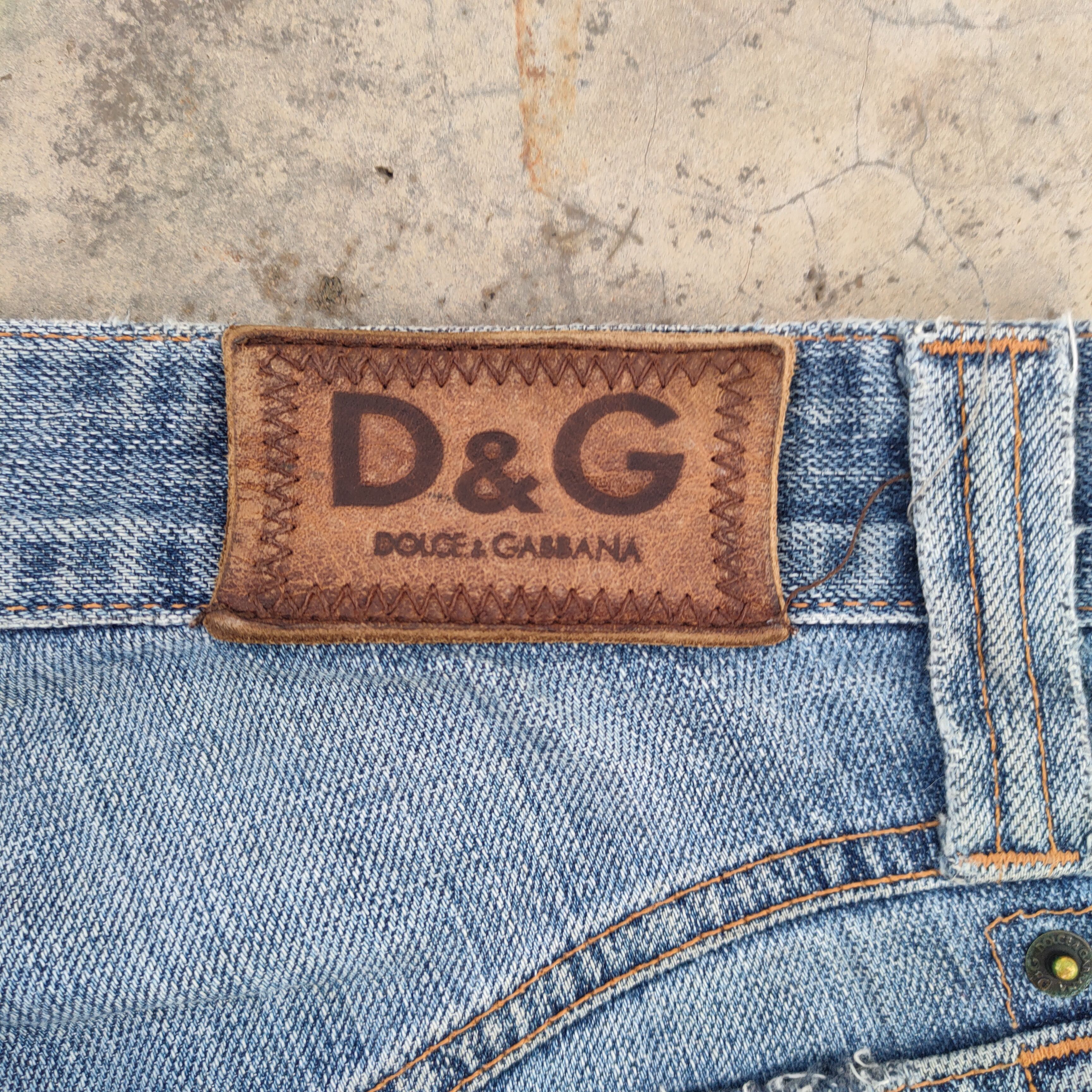 Jean VINTAGE DOLCE.&GABANA FADED DISTRESSED JEANS DENIM PANTS Size US 34 / EU 50 - 13 Thumbnail