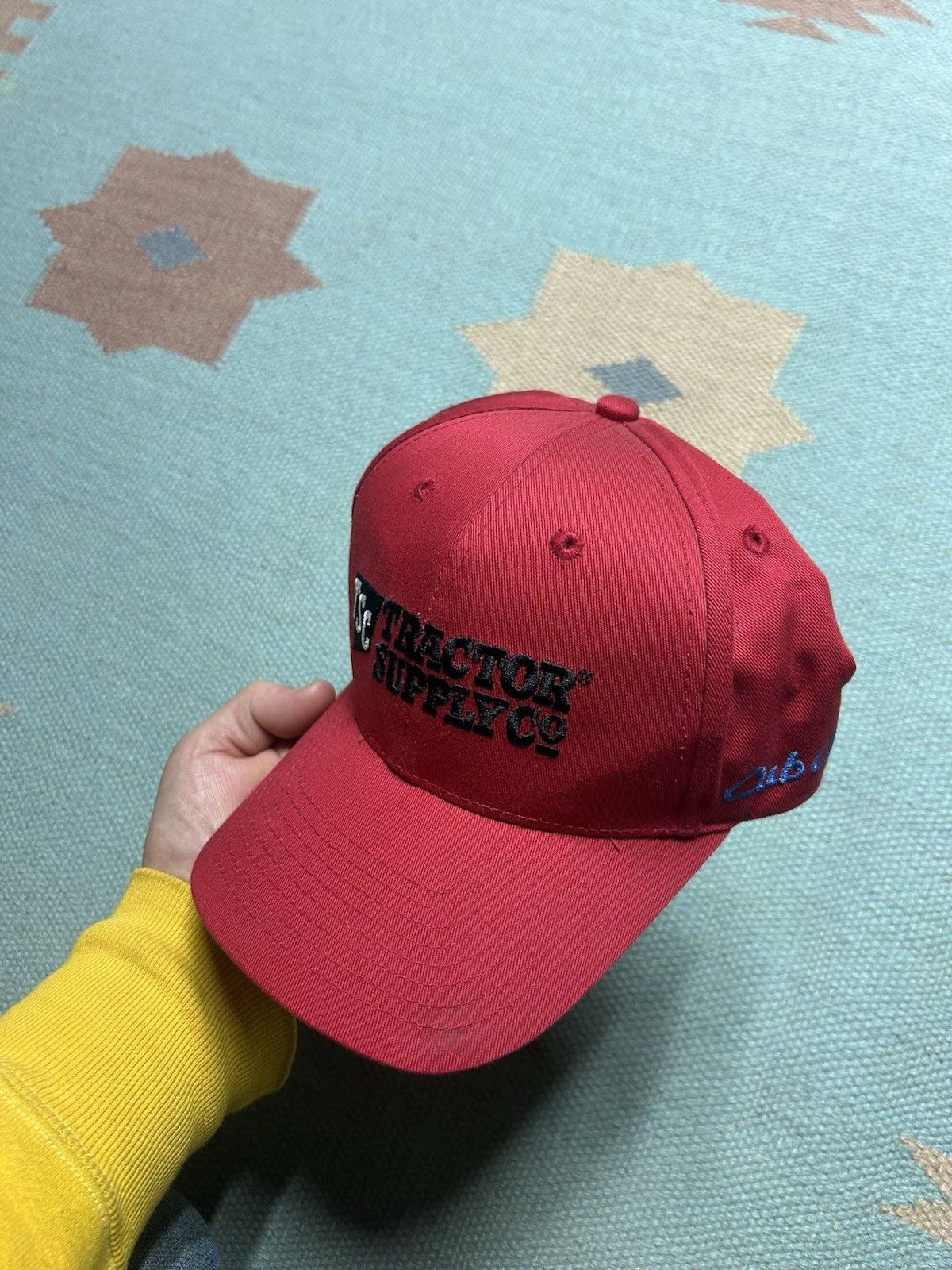 Vintage Tractor supply co strapback hat Huskee Cub Cadet farm TSC Size ONE SIZE - 3 Thumbnail