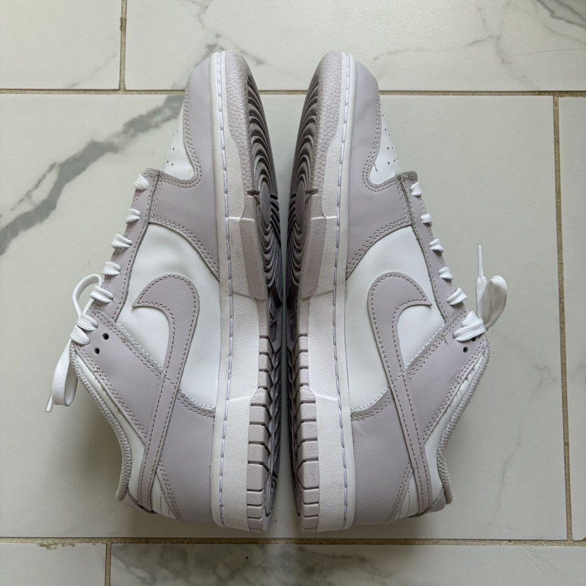 Nike Nike Dunk Low Venice Women's Size 9 White Light Purple Size US 9 / IT 39 - 4 Thumbnail