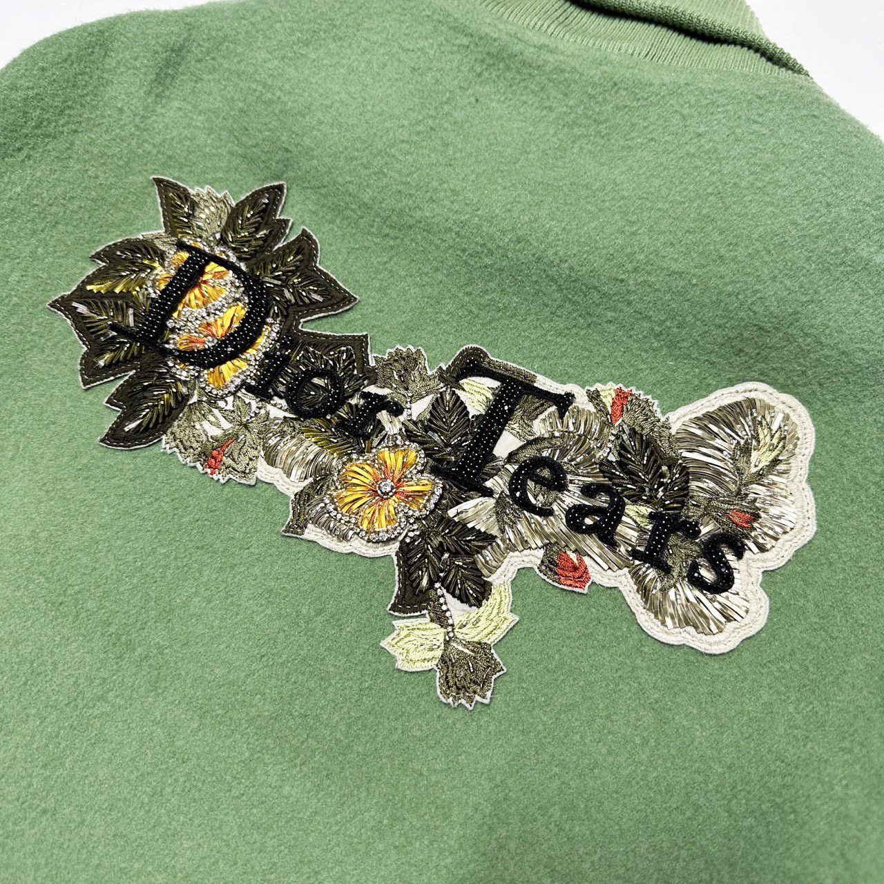 DENIM TEARS × Dior Prada mens L large leather re-nylon black varsity jacket Size US S / EU 44-46 / 1 - 7 Thumbnail