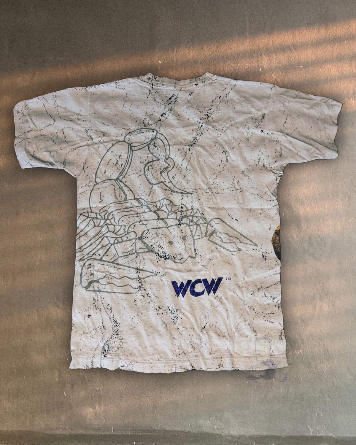 WCW/nWo 90s RARE STING fatal encounter vtg tee blonde sting the crow Size US M / EU 48-50 / 2 - 2 Thumbnail