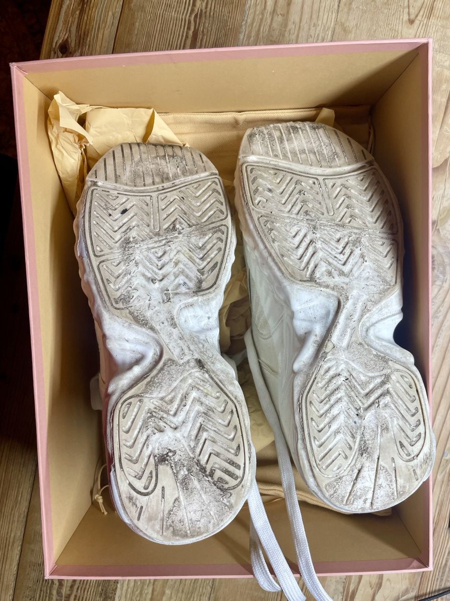 Acne Studios 570€ Acne Studios Rockaway Dip Tumbled White Gum Sneaker Size US 11 / EU 44 - 7 Thumbnail