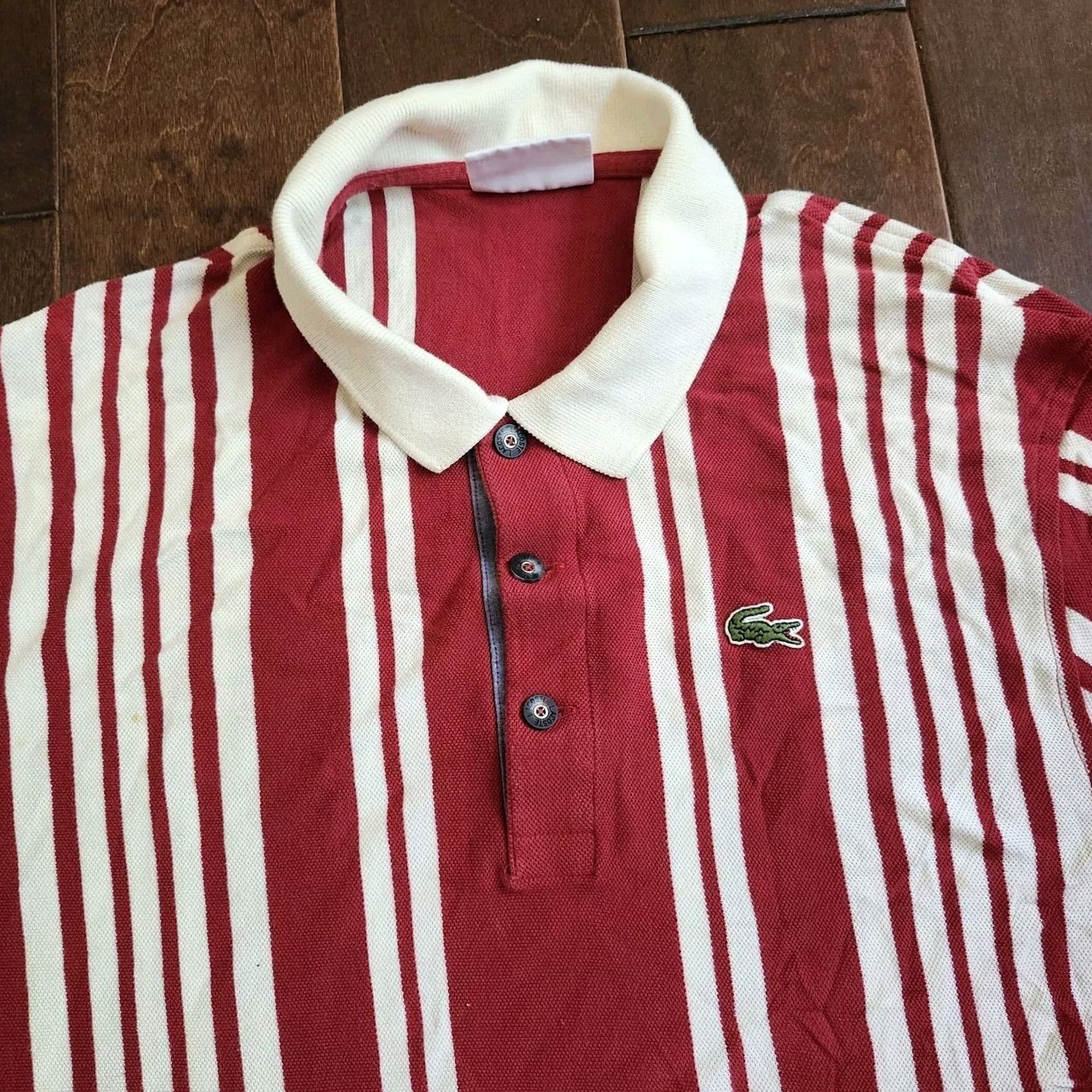 Lacoste Lacoste Polo Shirt Mens Striped Short Sleeve Collared Multicolor 6 Regular Size XS? Size US S / EU 44-46 / 1 - 4 Thumbnail