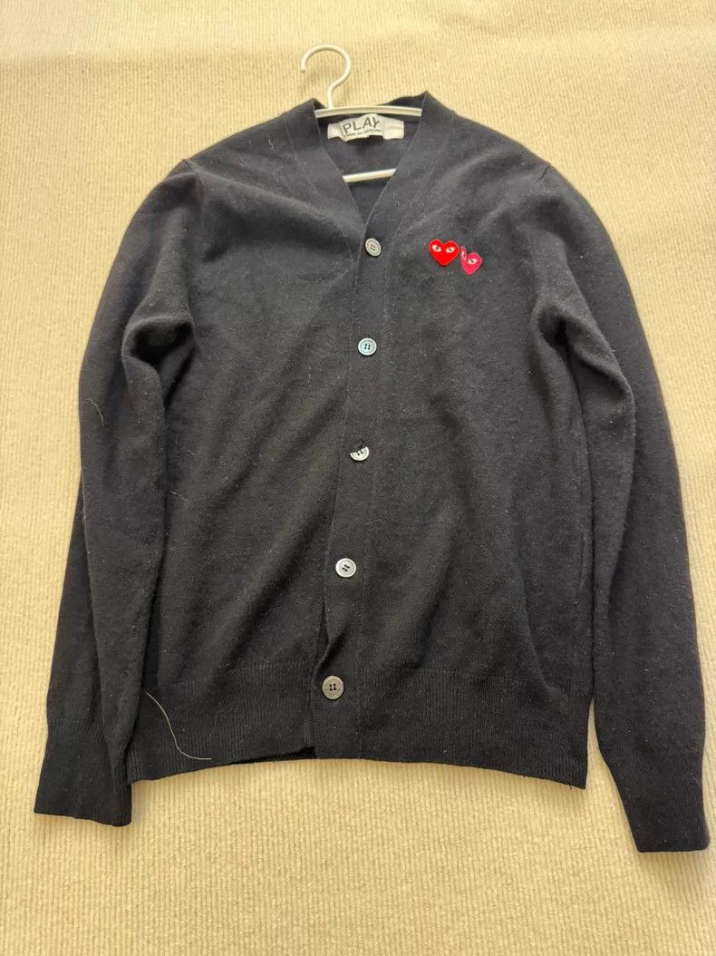 Comme des Garcons Comme Des Garcons Black wool cardigan Size M / US 6-8 / IT 42-44 - 1 Thumbnail