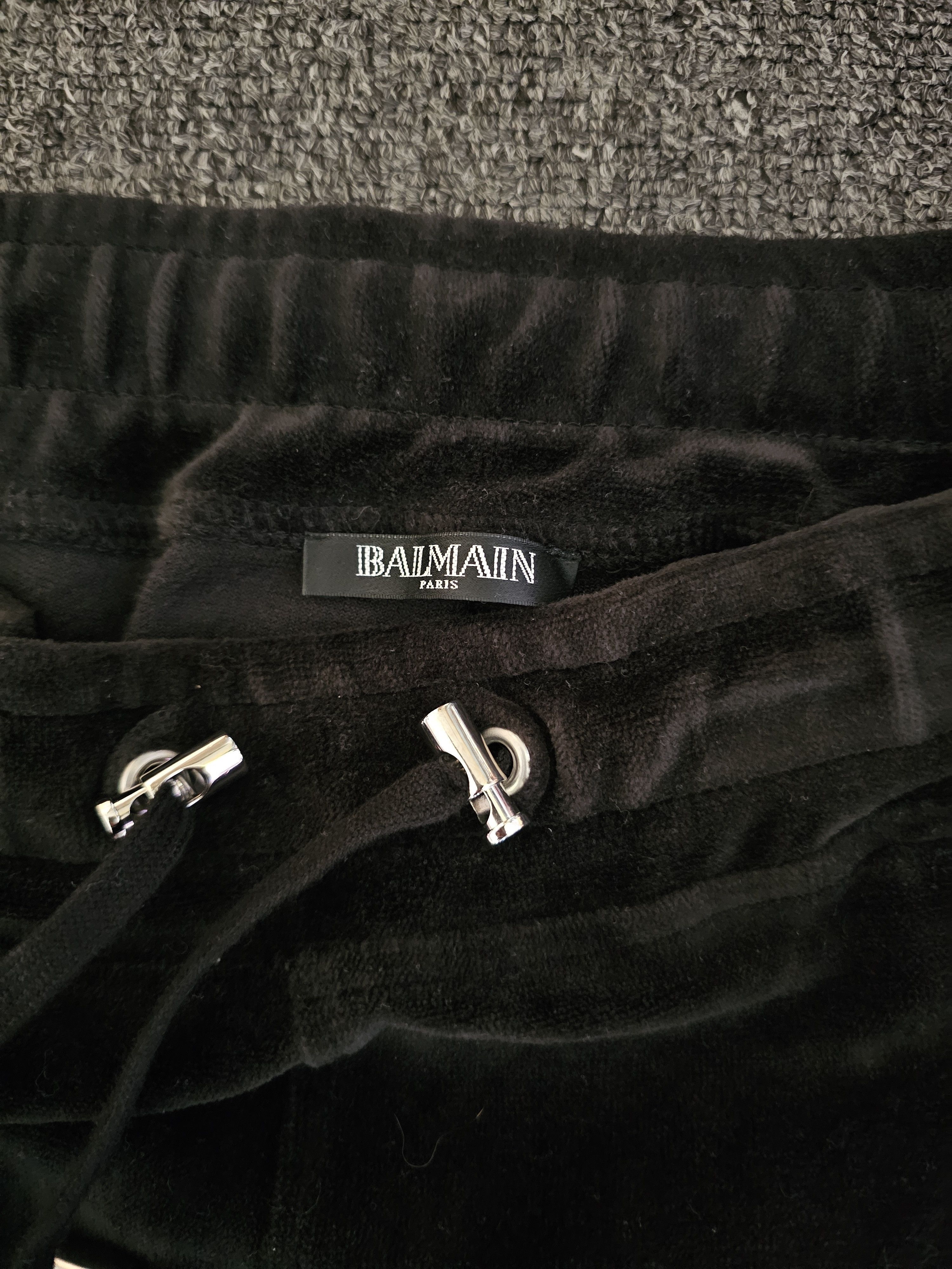 Balmain BALMAIN Men's Velvet Biker Pants Size XL Size US 33 - 3 Thumbnail