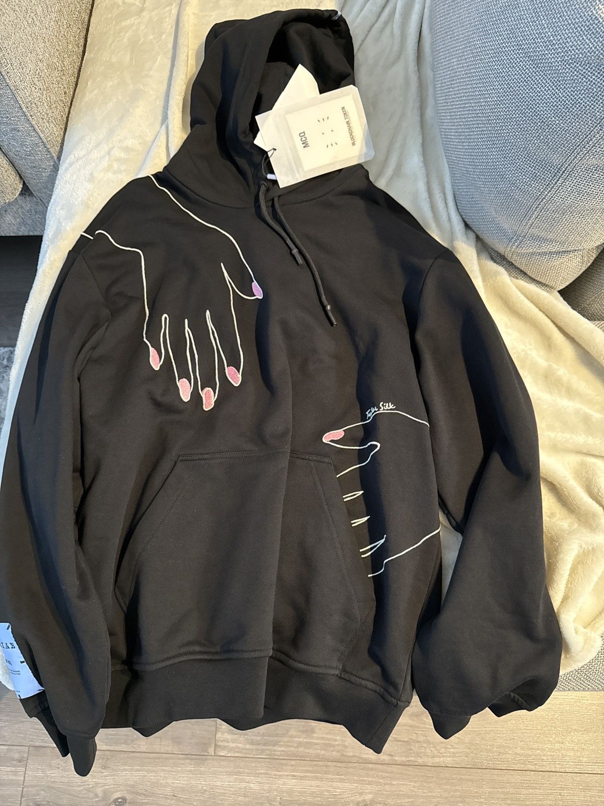 MCQ MCQ Man Black Hoodie With Taylor Silk Edition Size US M / EU 48-50 / 2 - 1 Thumbnail