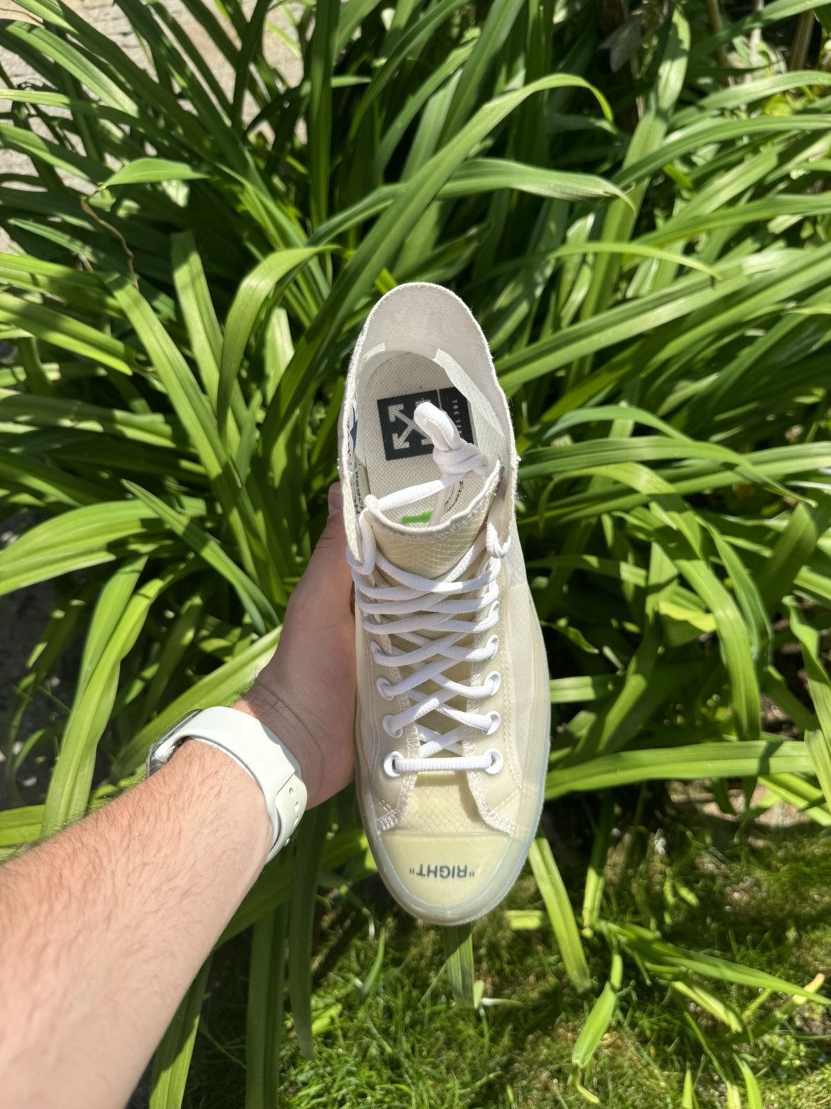 Converse Off White Off White Converse Vulcanized 8 US 41 The Ten Grailed