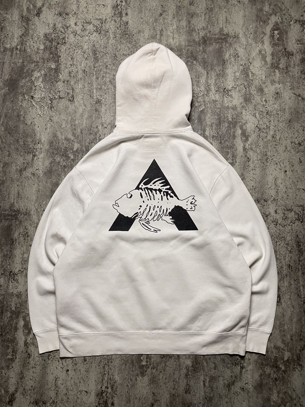 Vintage Bronze Age Skateboard Hoodie Pull Over Size US L / EU 52-54 / 3 - 1 Thumbnail