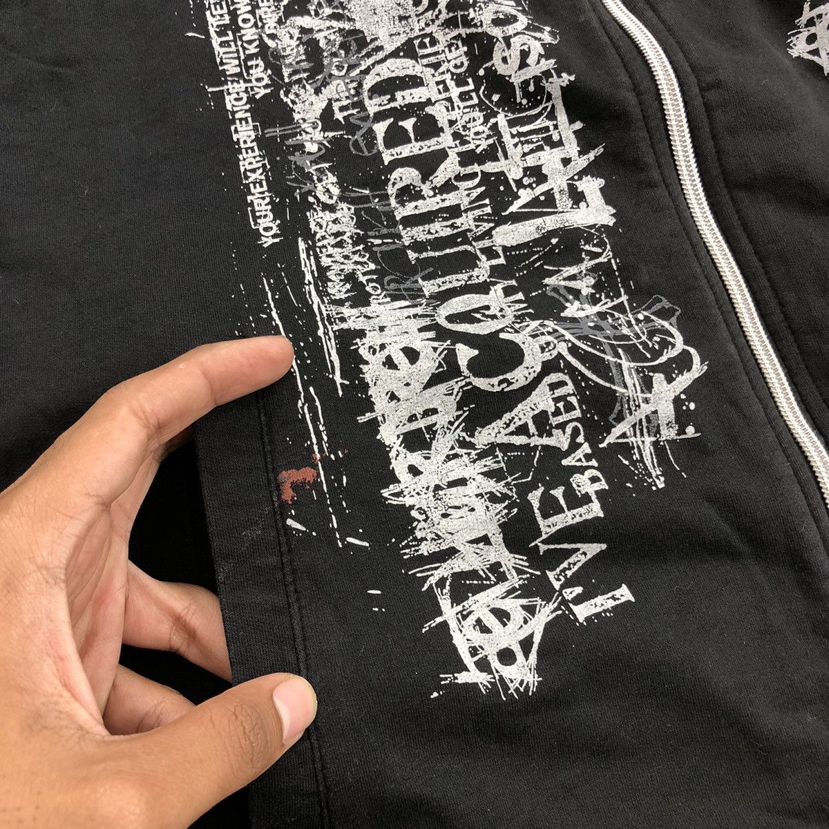 If Six Was Nine 2000s Beaumont Carr Cross Poem Double Collar Punk LGB Style Size US M / EU 48-50 / 2 - 16 Thumbnail