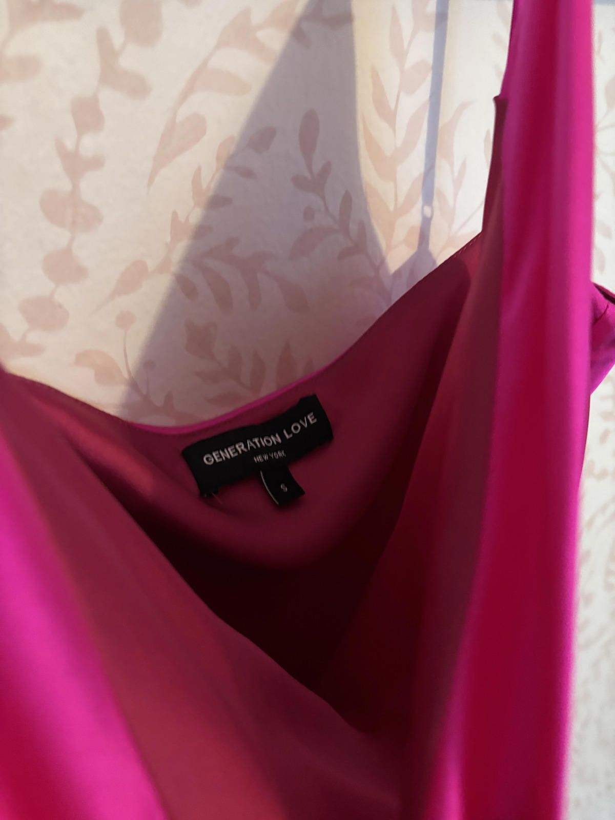 Other GENERATION LOVE Satin Pink Silk Dress with Spaghetti Straps Size S / US 4 / IT 40 - 4 Thumbnail